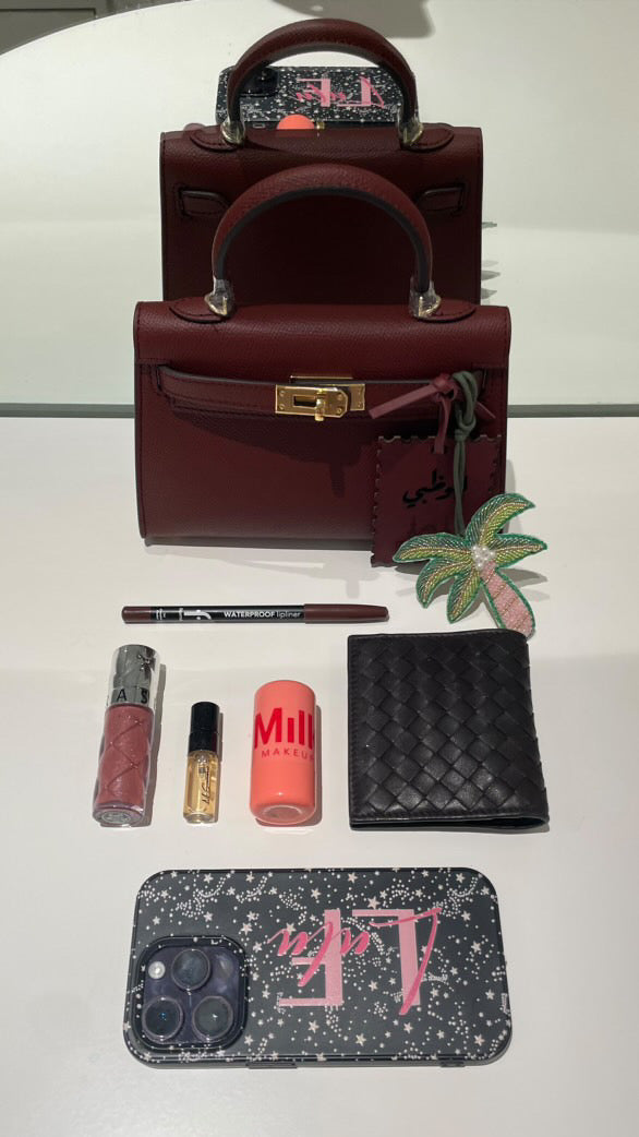 Kelly Bag in Maroon – Luxury Shoulder Bag UAE | Clear UAE
