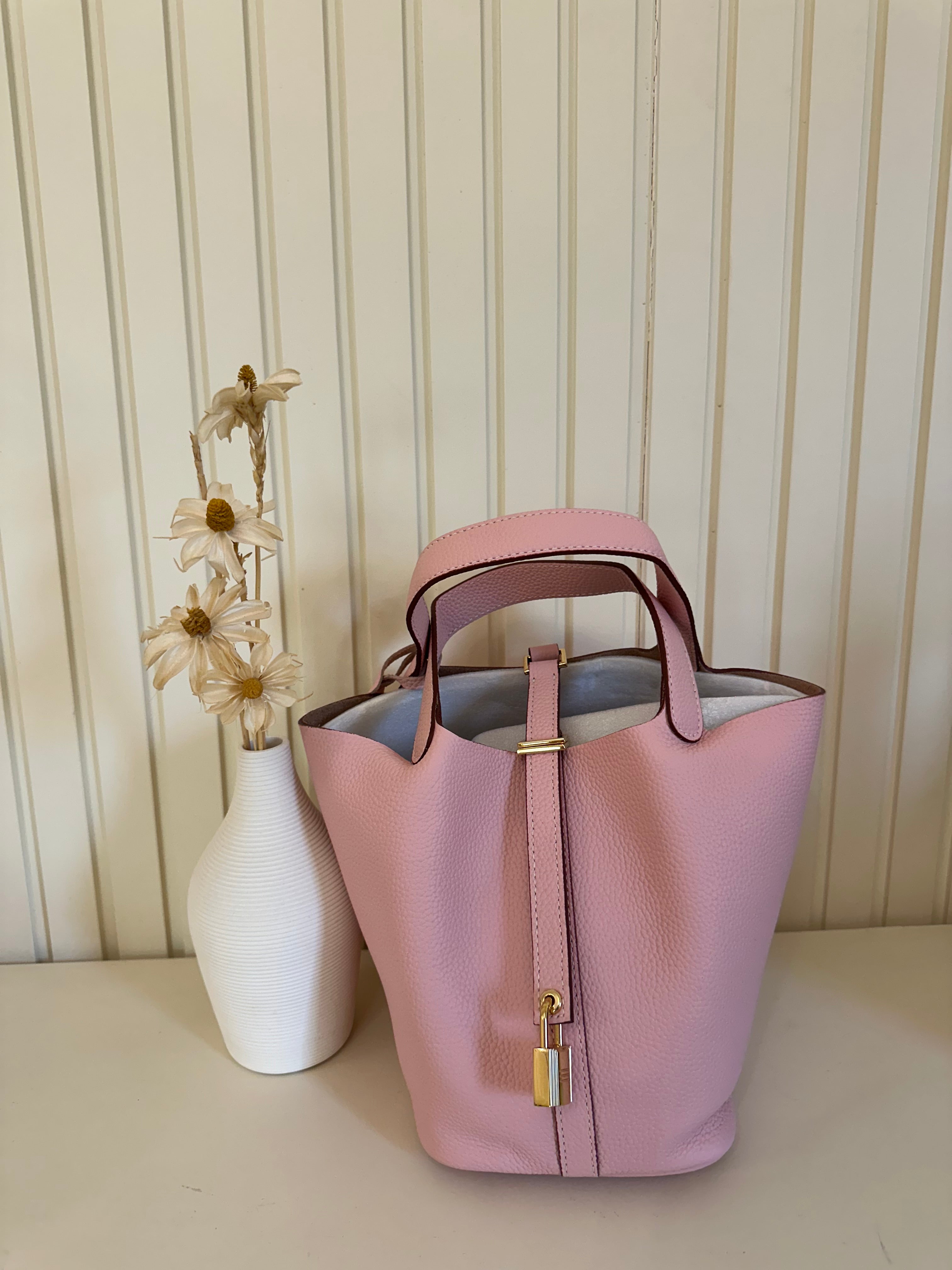 P Bag in Pink – Luxury Mini Bag UAE | Clear UAE