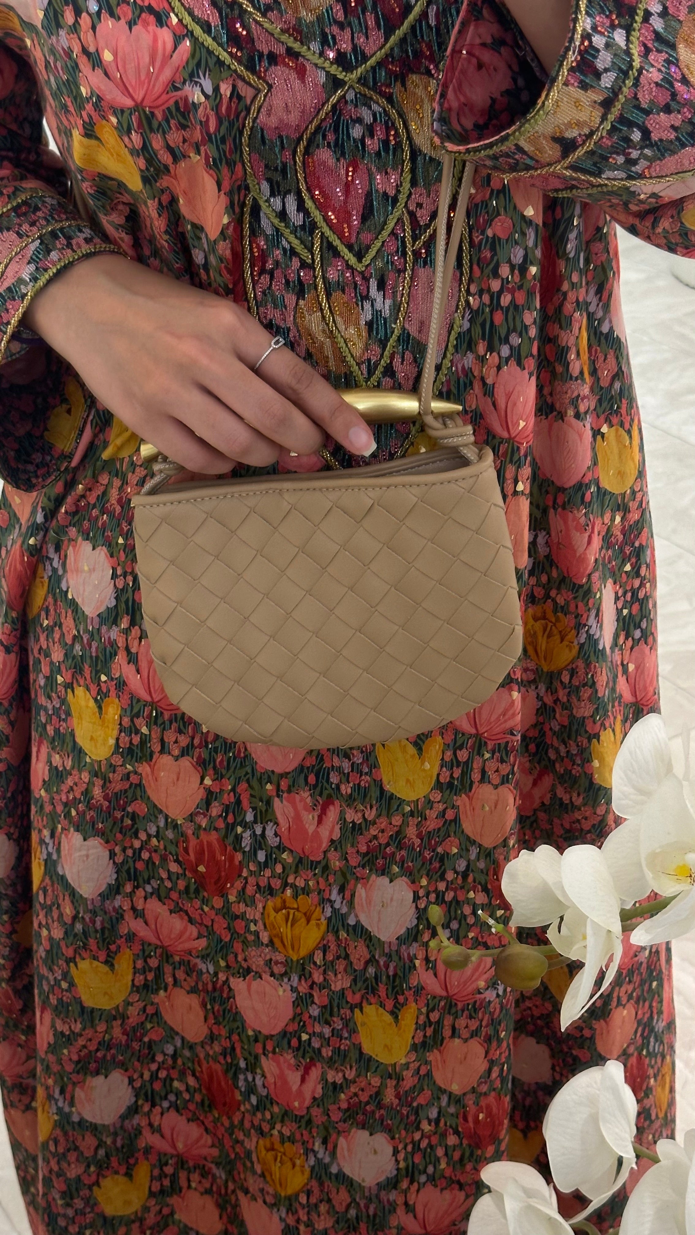 Sardine Bag Beige - Luxury Mini Bag UAE | Clear UAE
