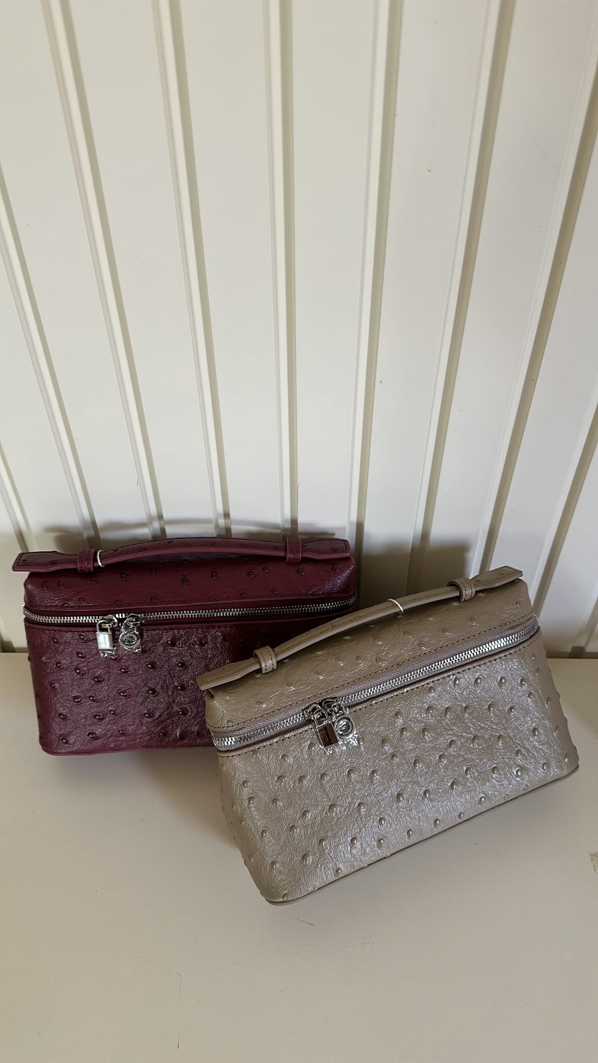 Ostrich Bag - Etoupe