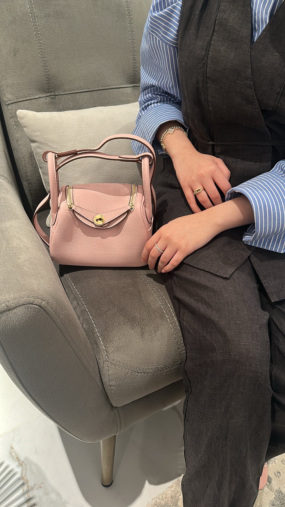 Lindy Bag - Baby Pink