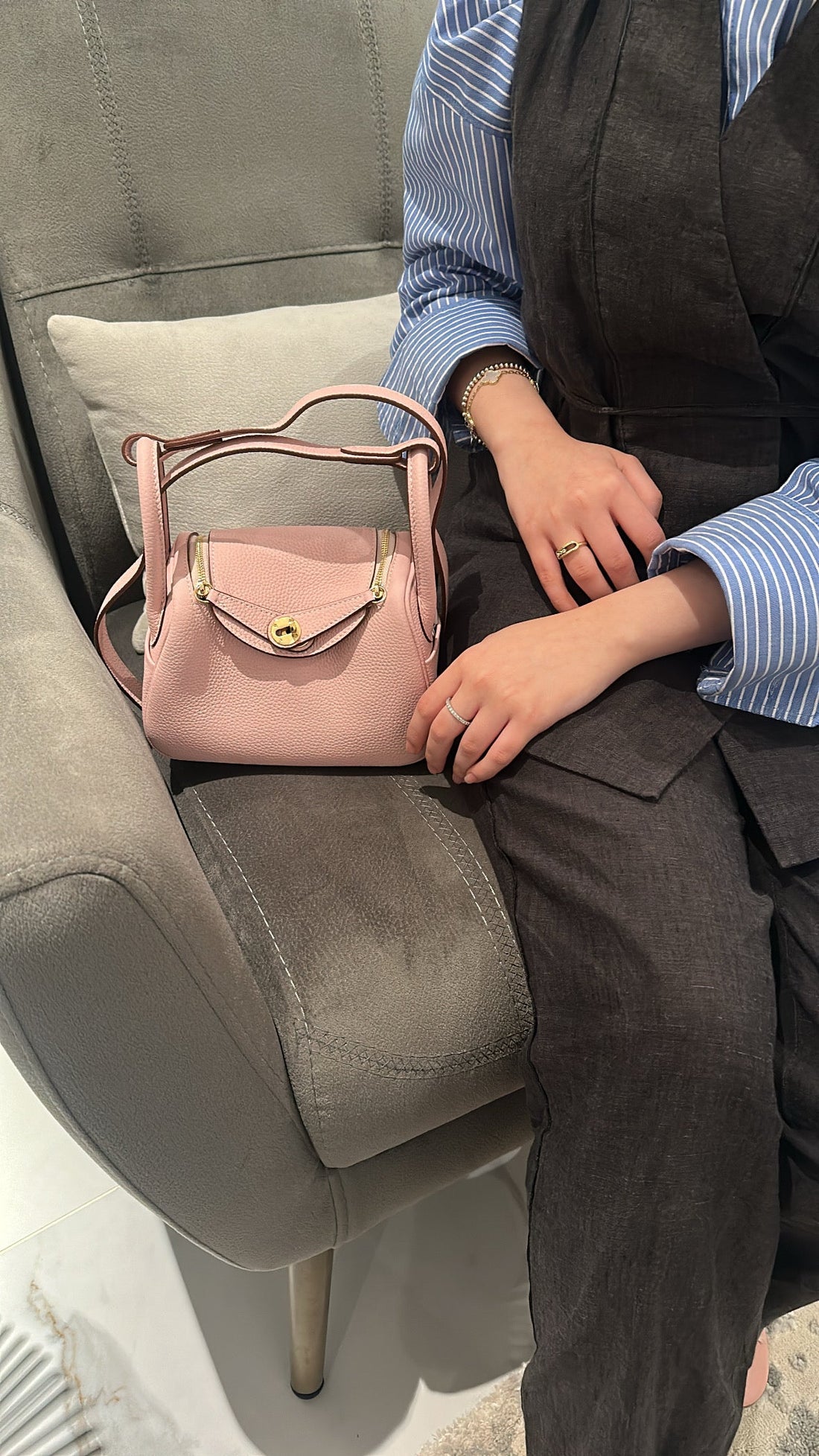 Lindy Bag - Baby Pink