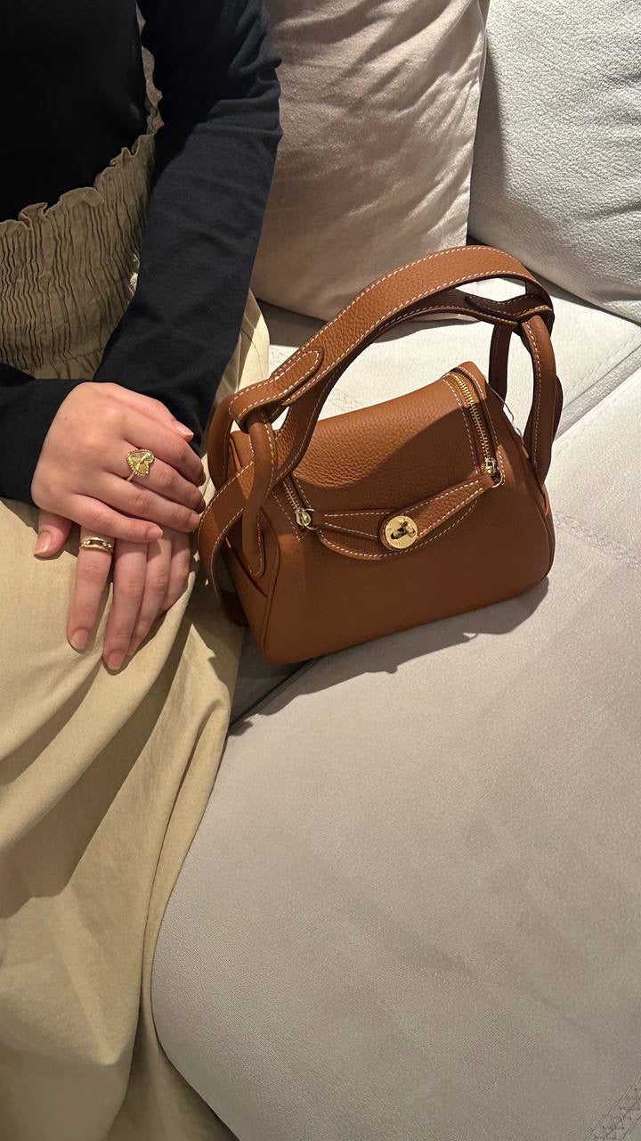 Hermes Lindy Bag in Brown – Luxury Shoulder Bag UAE | Clear UAE

