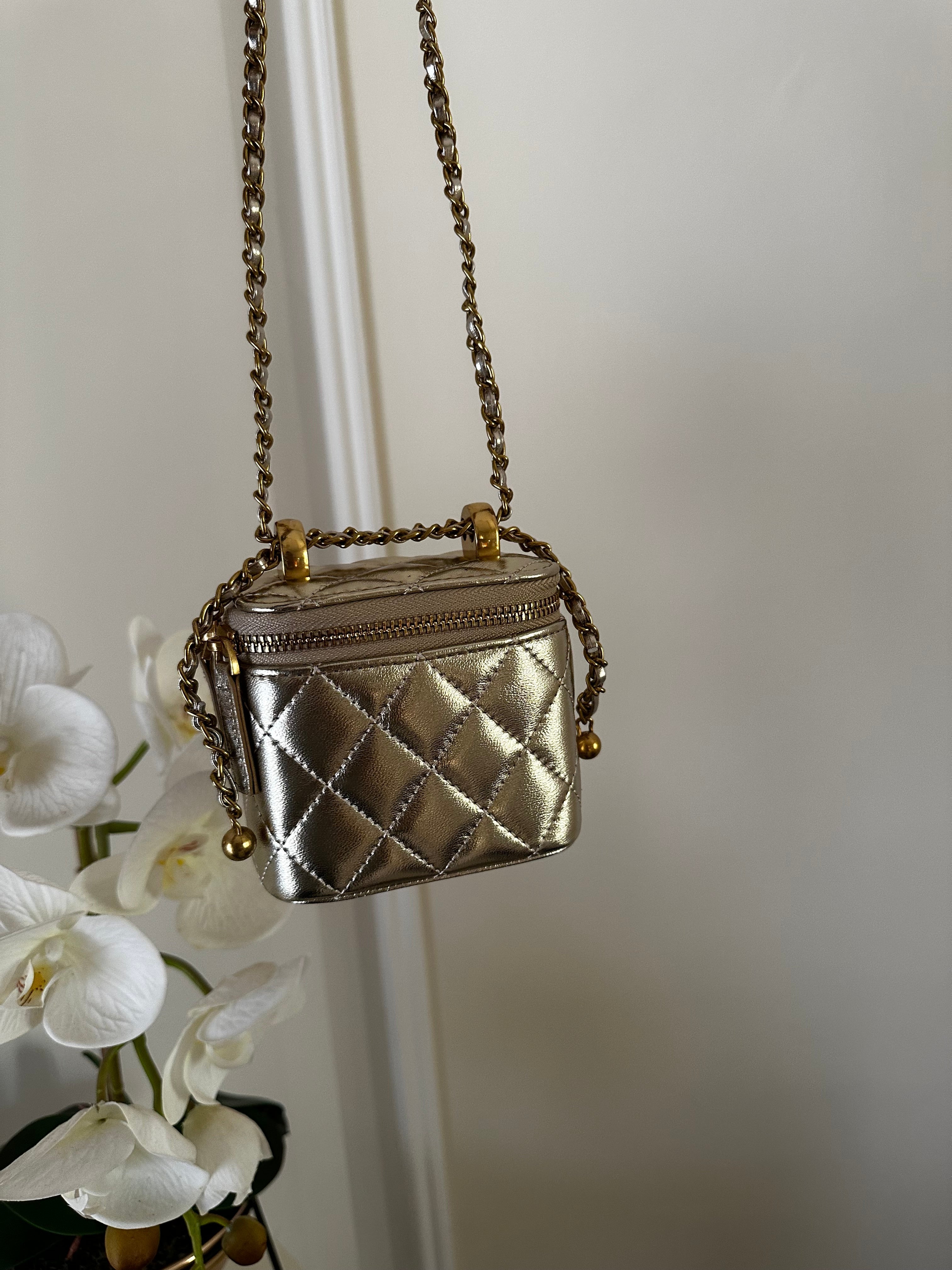 Micro Gold Bag