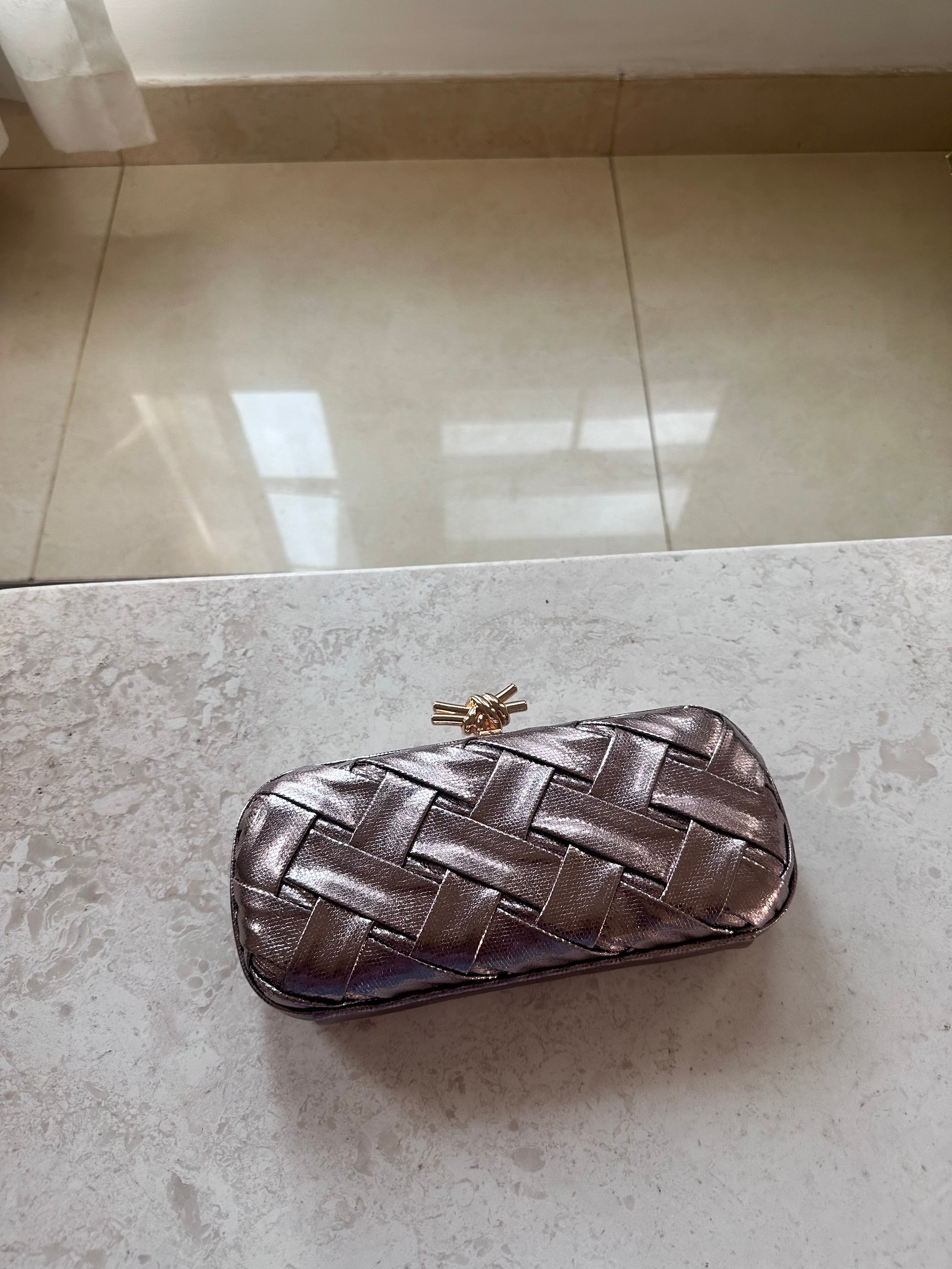 Unique Clutch Champagne | Luxury Clutch Bag UAE – Clear UAE