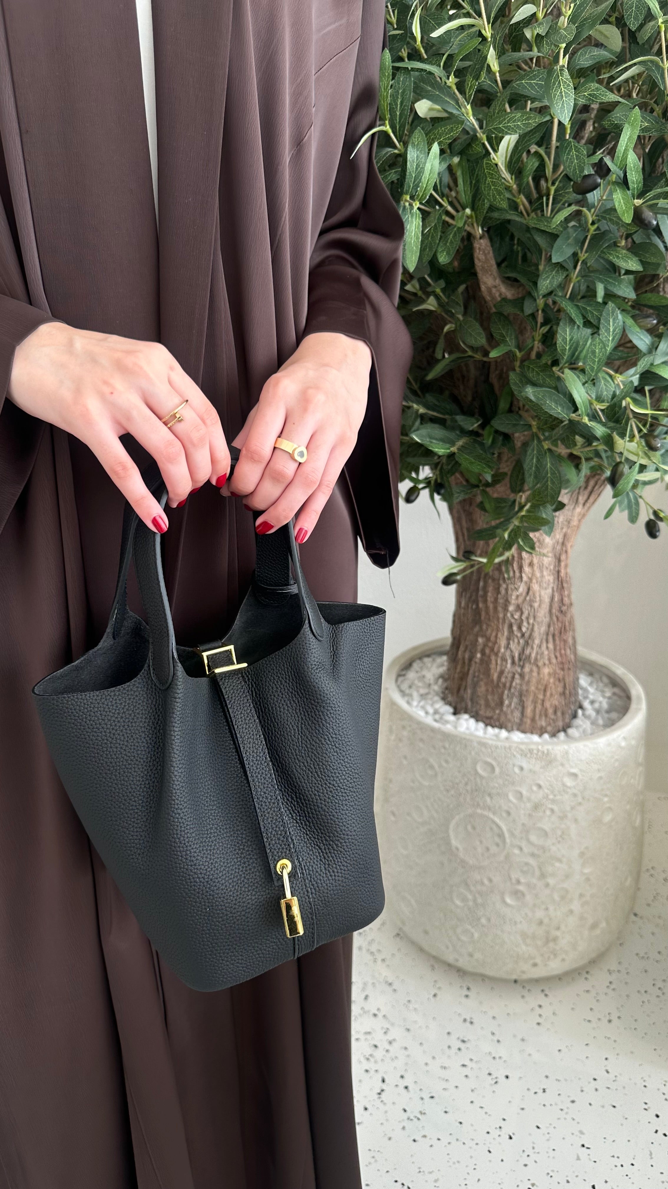 Picotin Bag Black - Luxury Mini Bag UAE | Clear UAE
