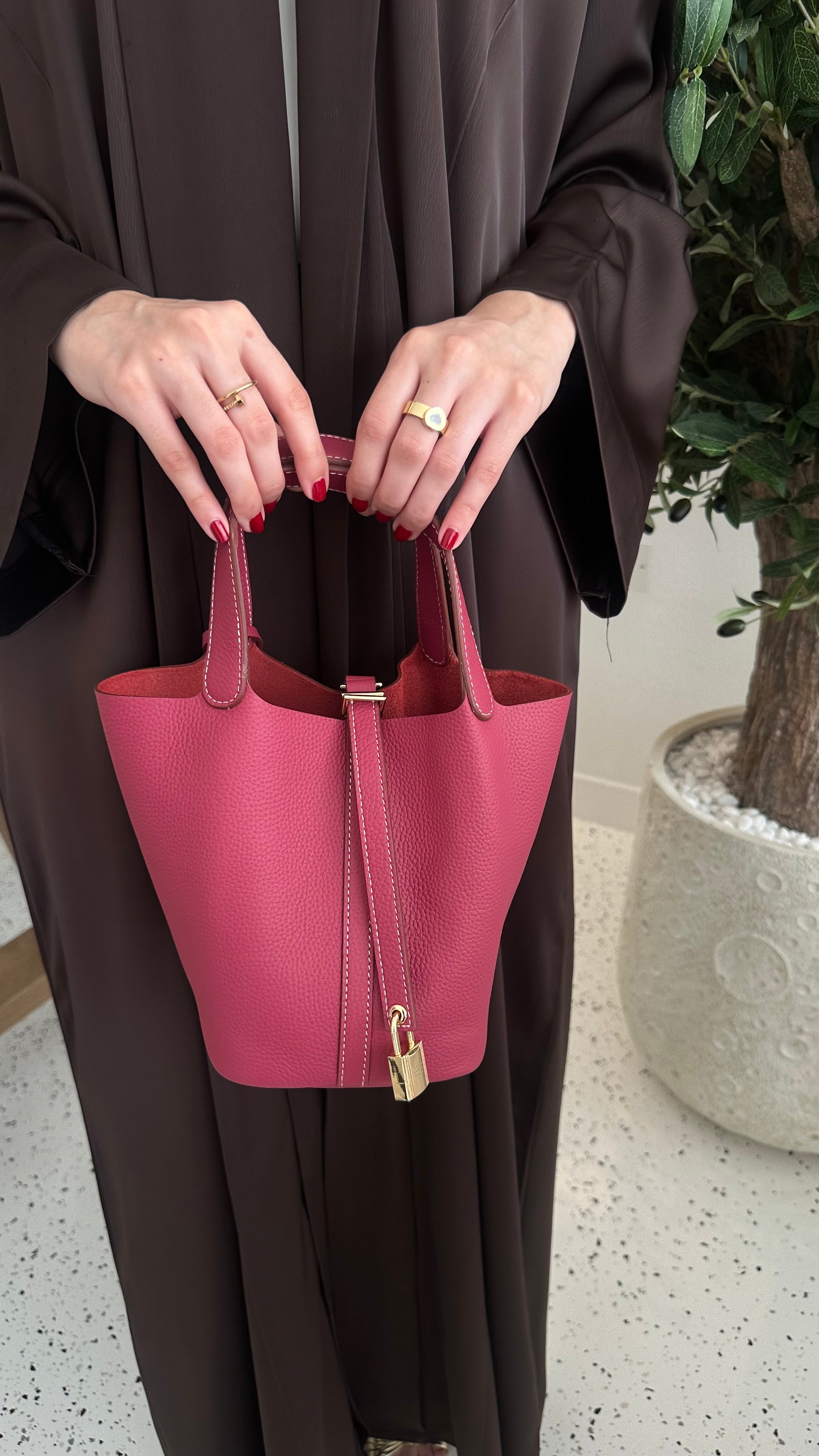 P Bag Fuchsia - Luxury Bag UAE | Clear UAE
