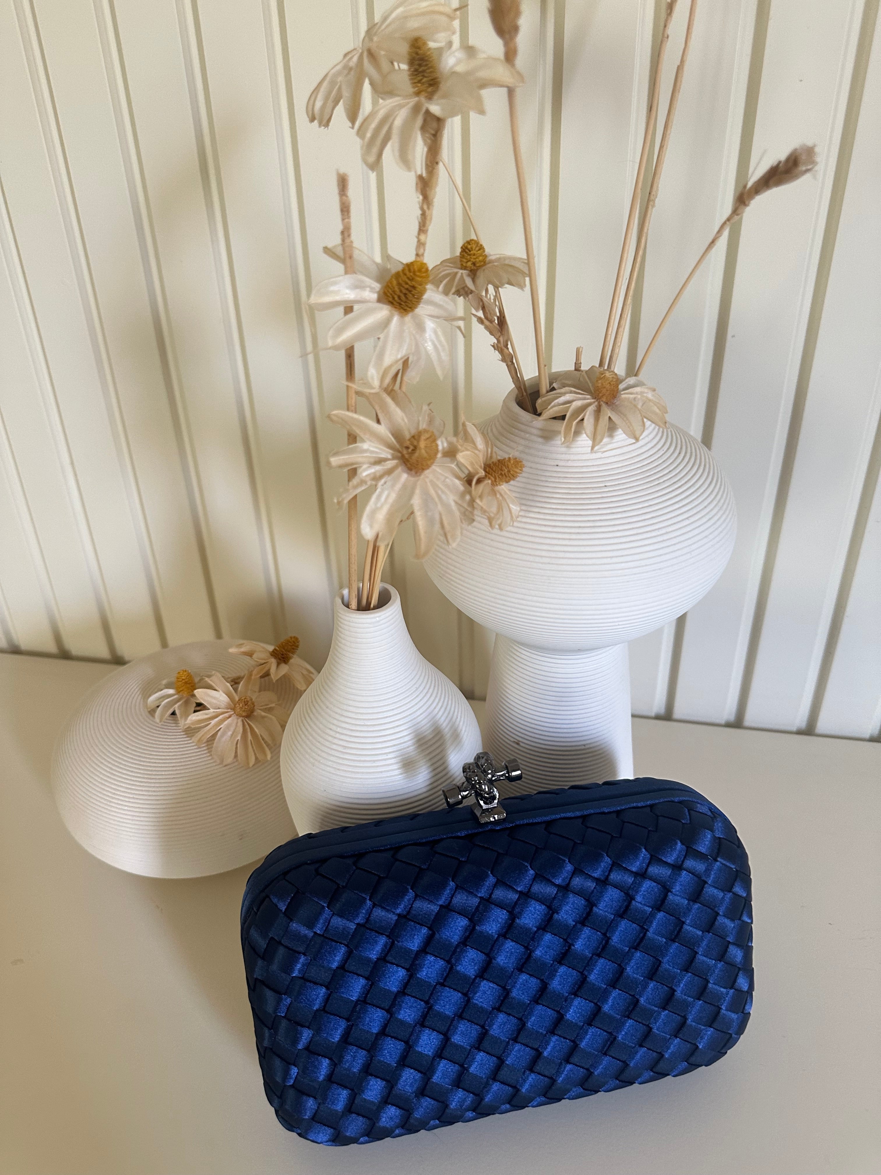 Blue Mini Clutch Size Reference - Luxury Clutch | Clear UAE
