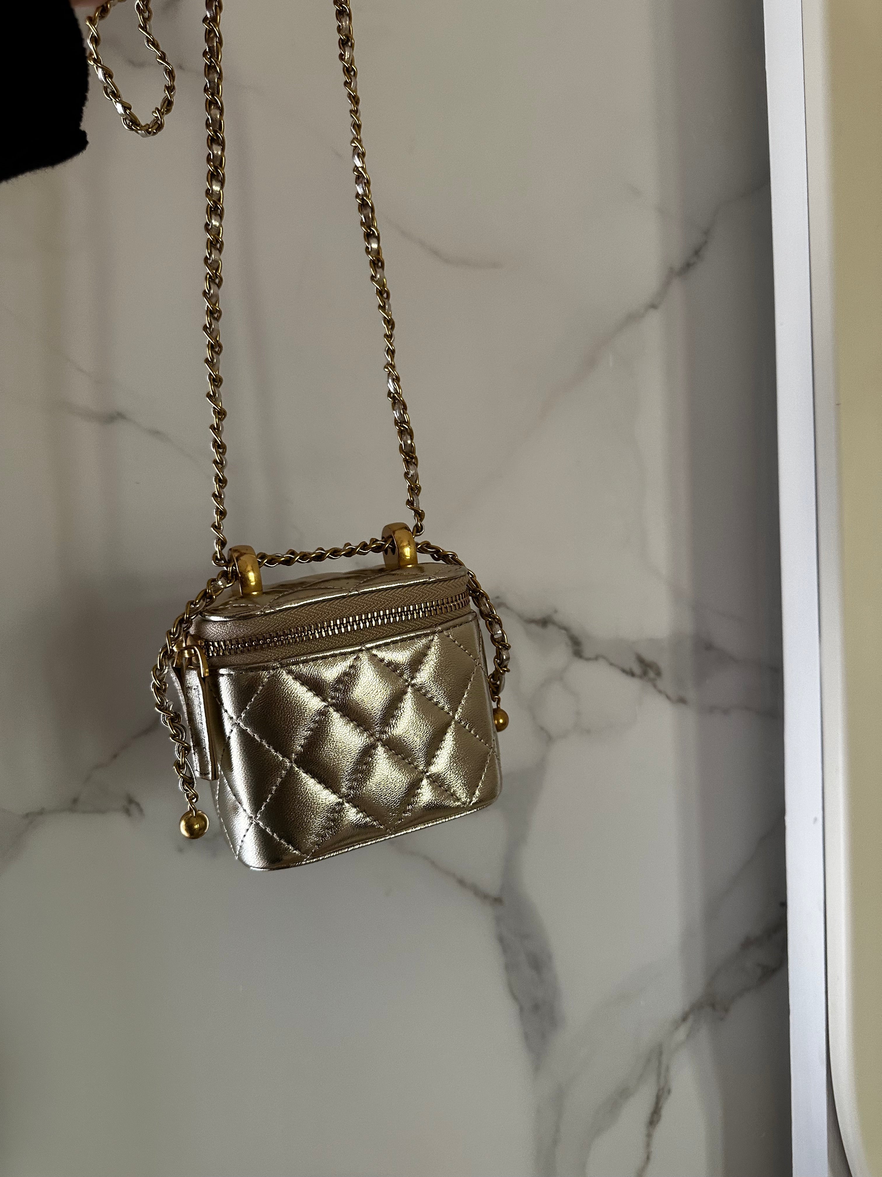 Micro Gold Bag