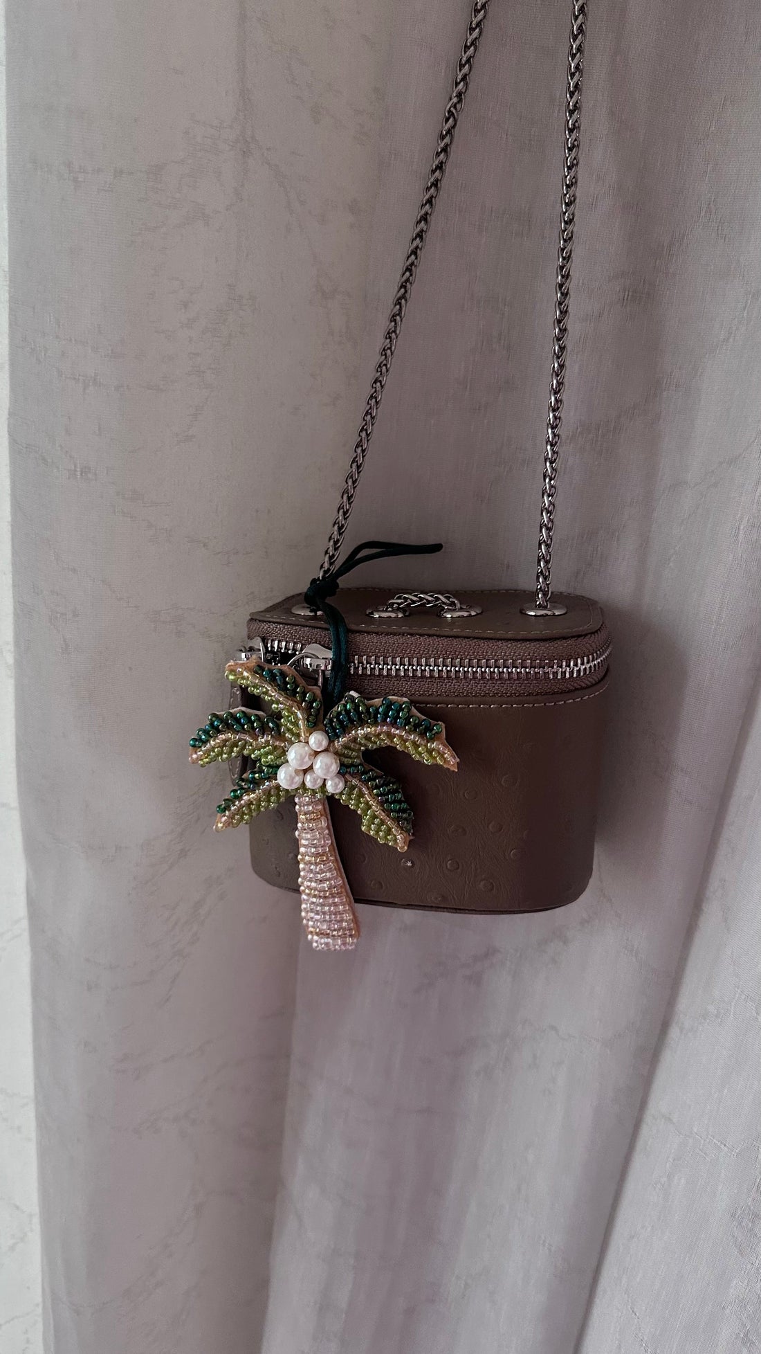 Clear Khaki Mini Bag