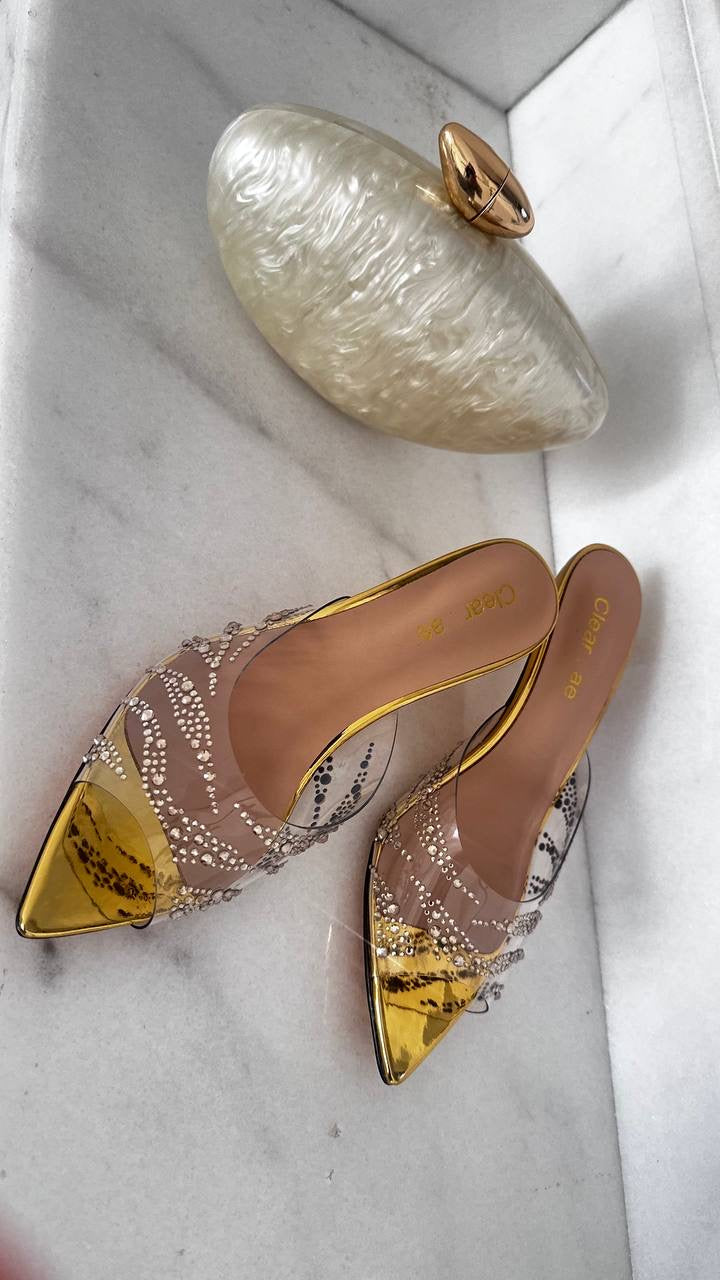 Unique Gold Heels – Luxury Statement Shoes for Women