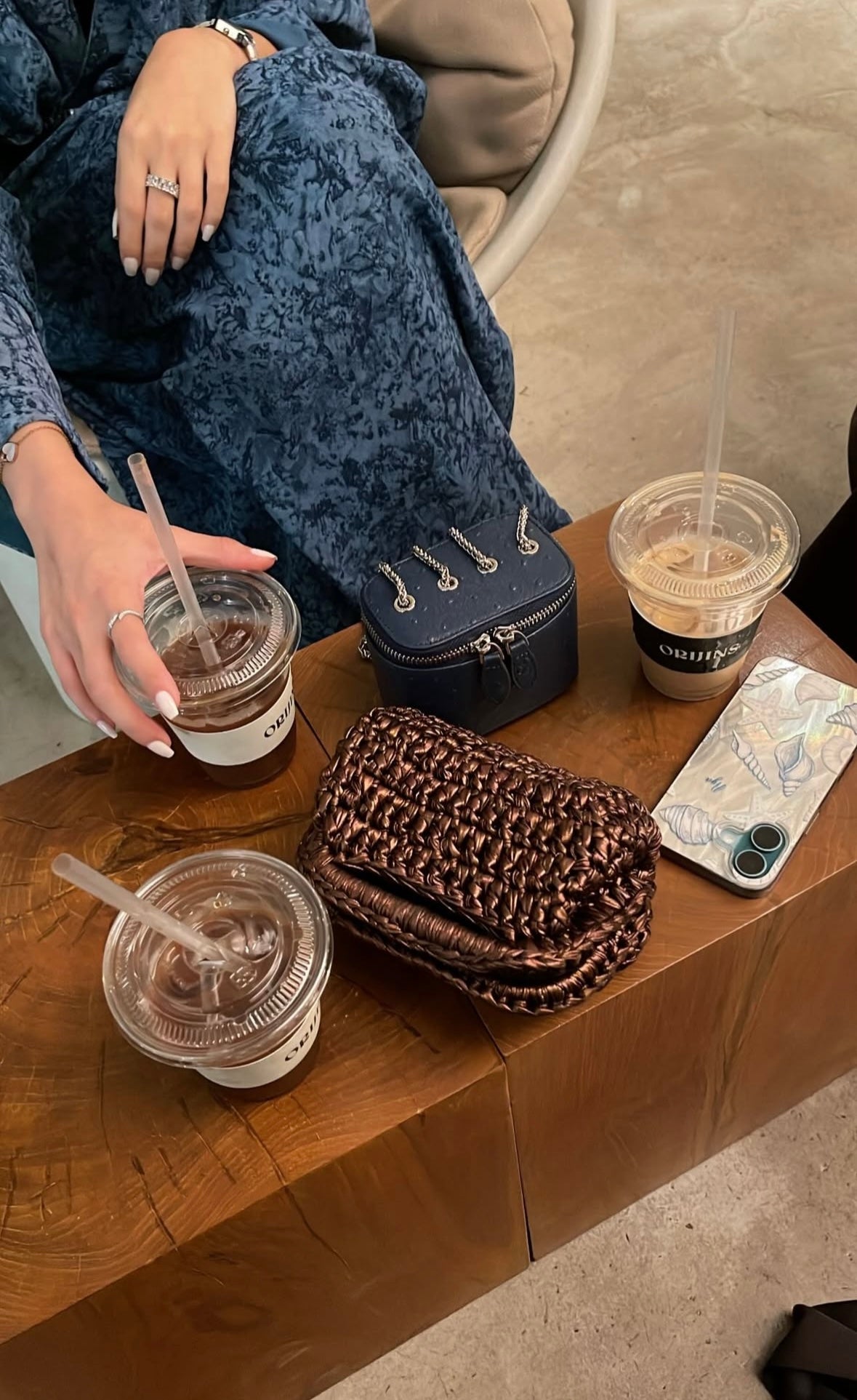Bottega Pouch - Dark Brown