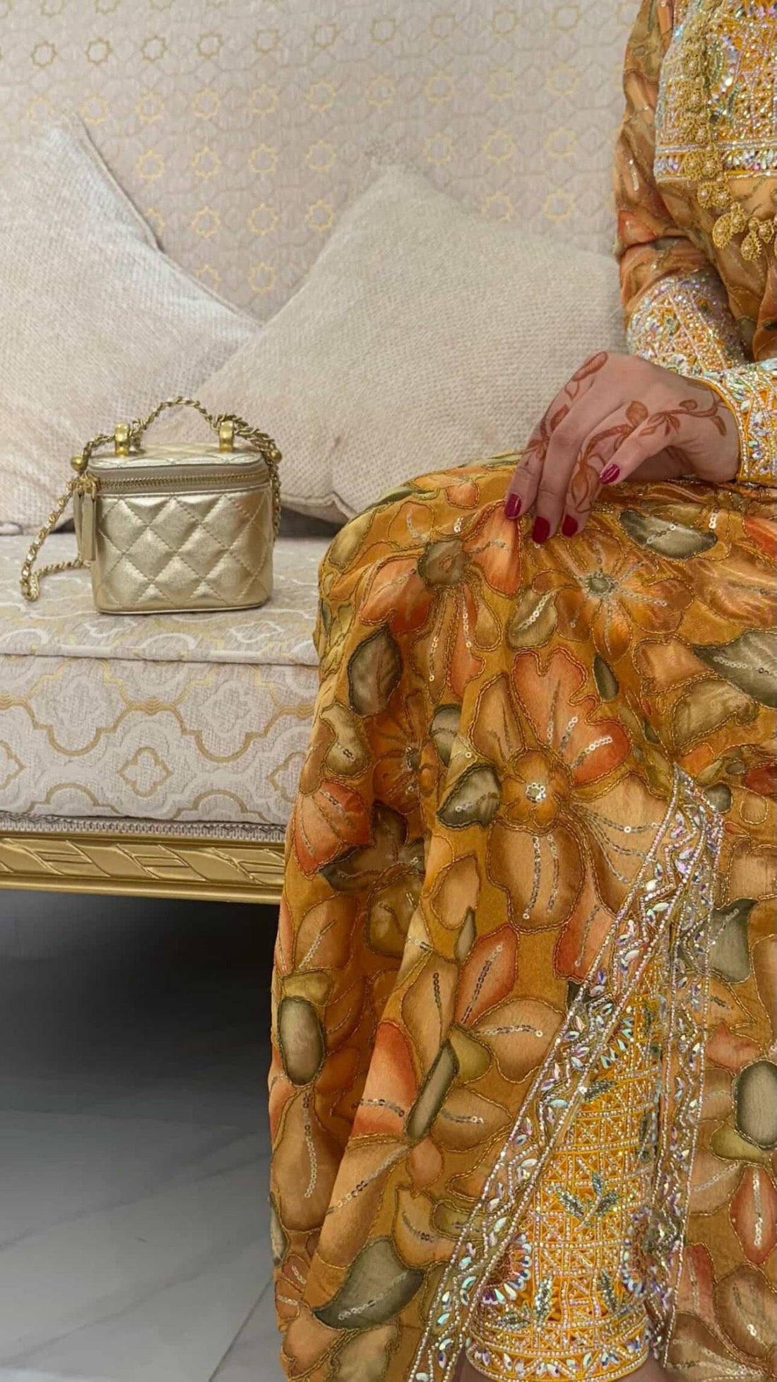 Micro Gold Bag