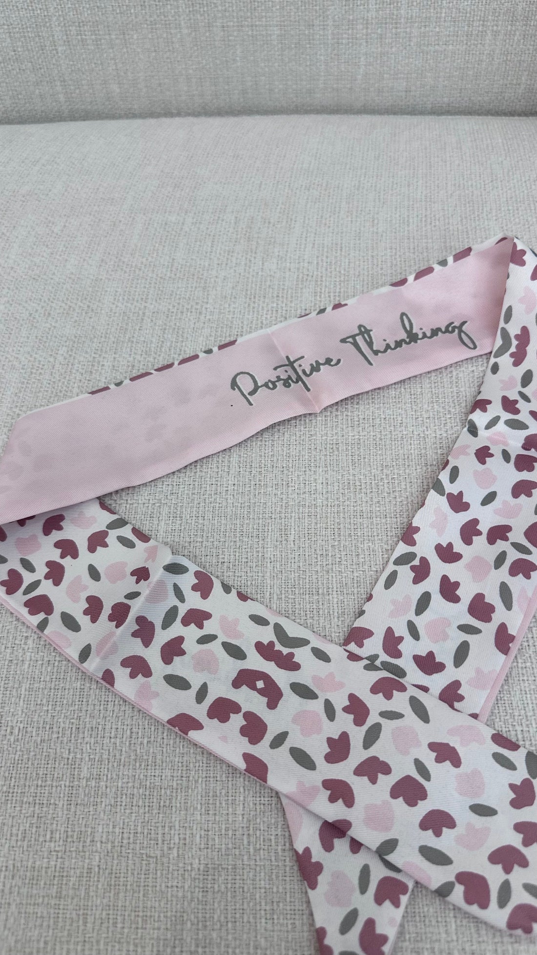 Pink Twilly Scarf