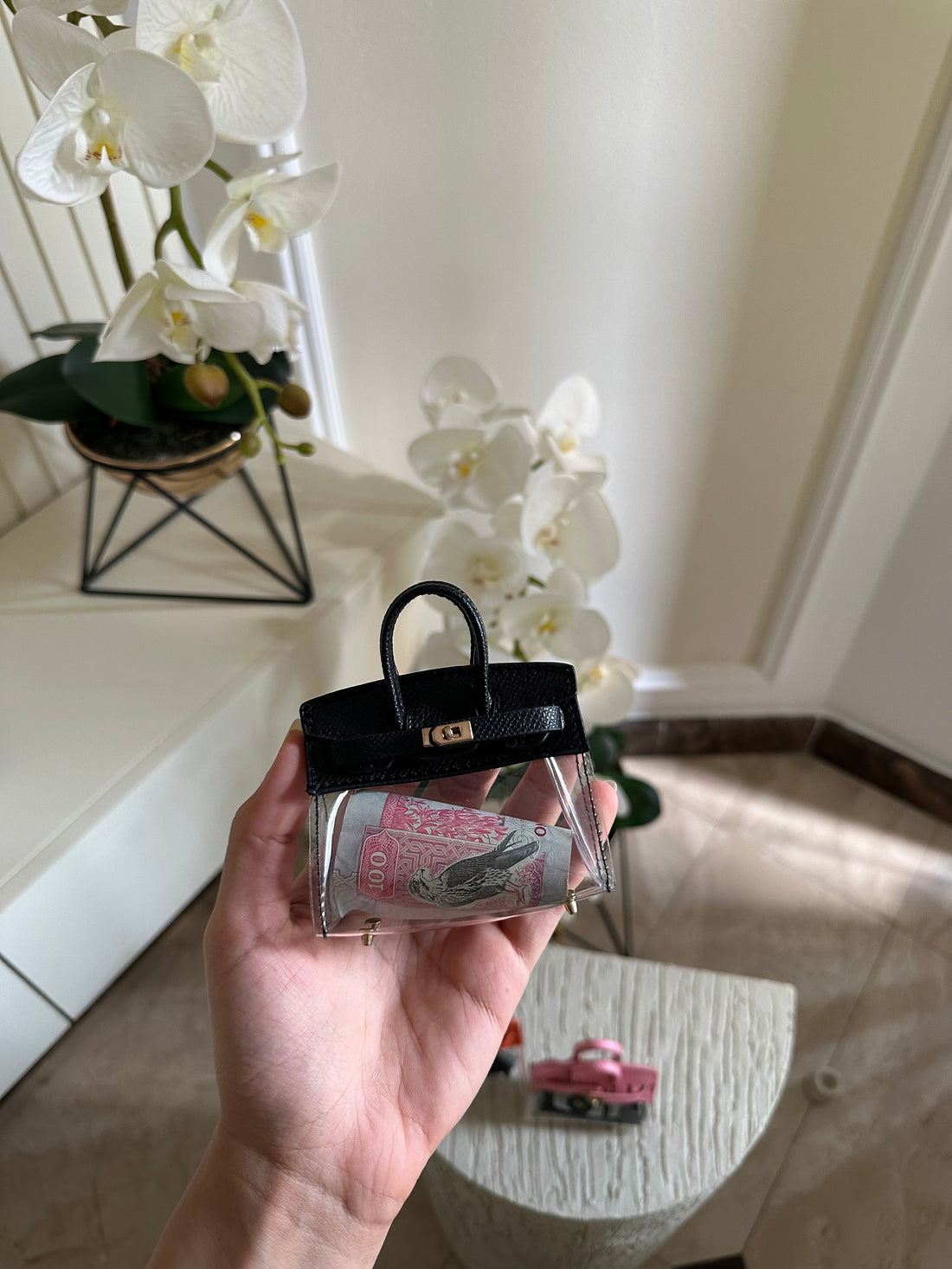 Clear Giveaway bags توزيعات