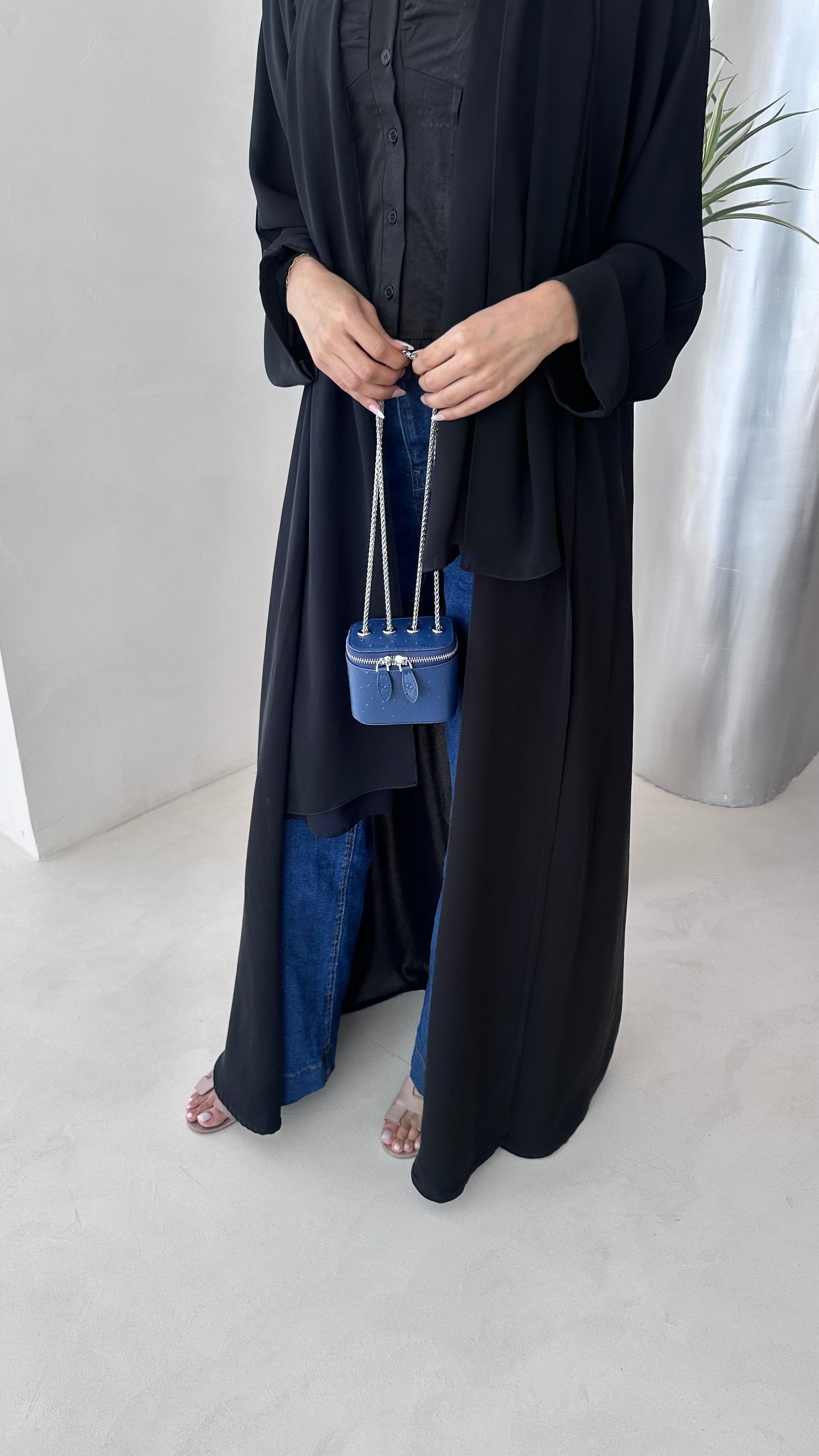 Ostrich Navy Bag