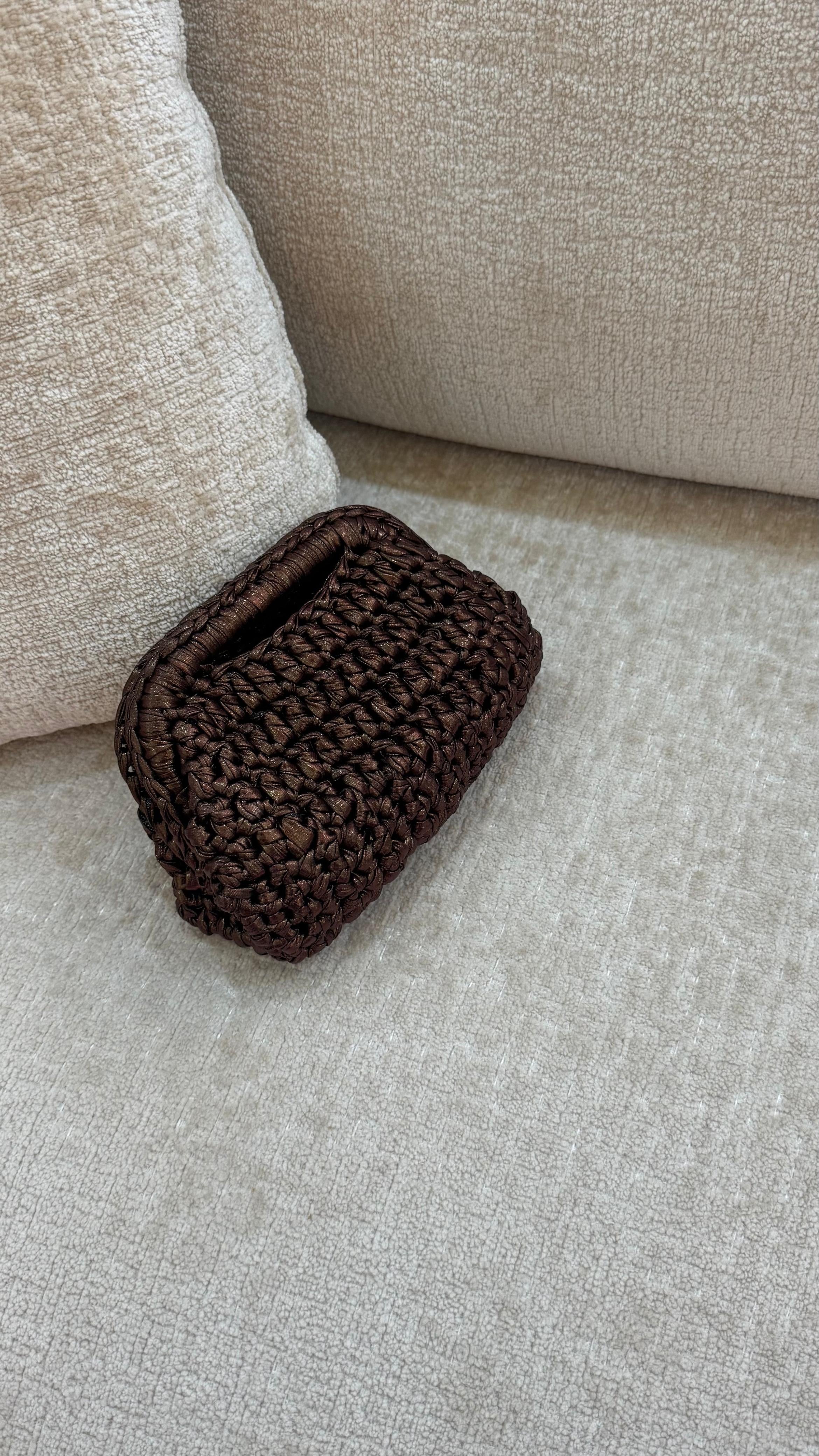 Bottega Pouch - Dark Brown