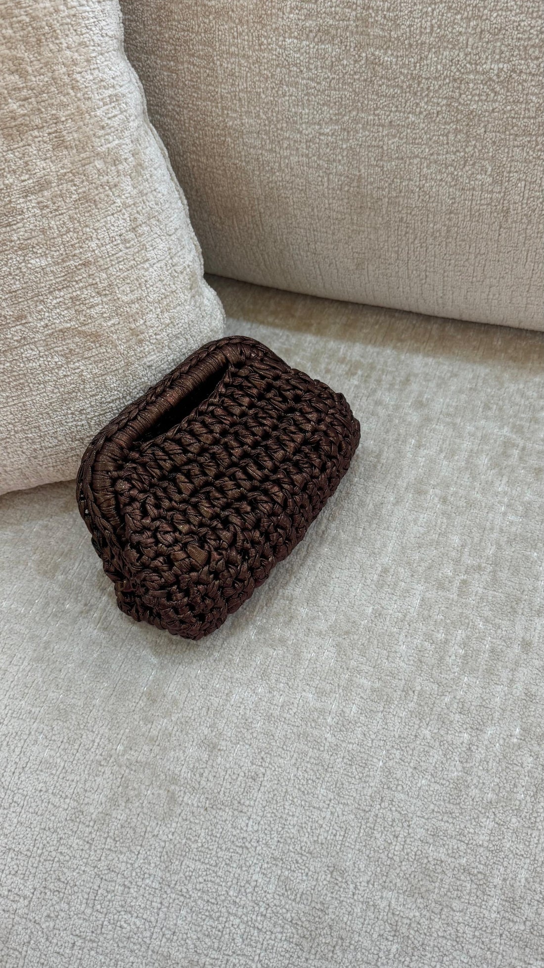 Bottega Pouch - Dark Brown