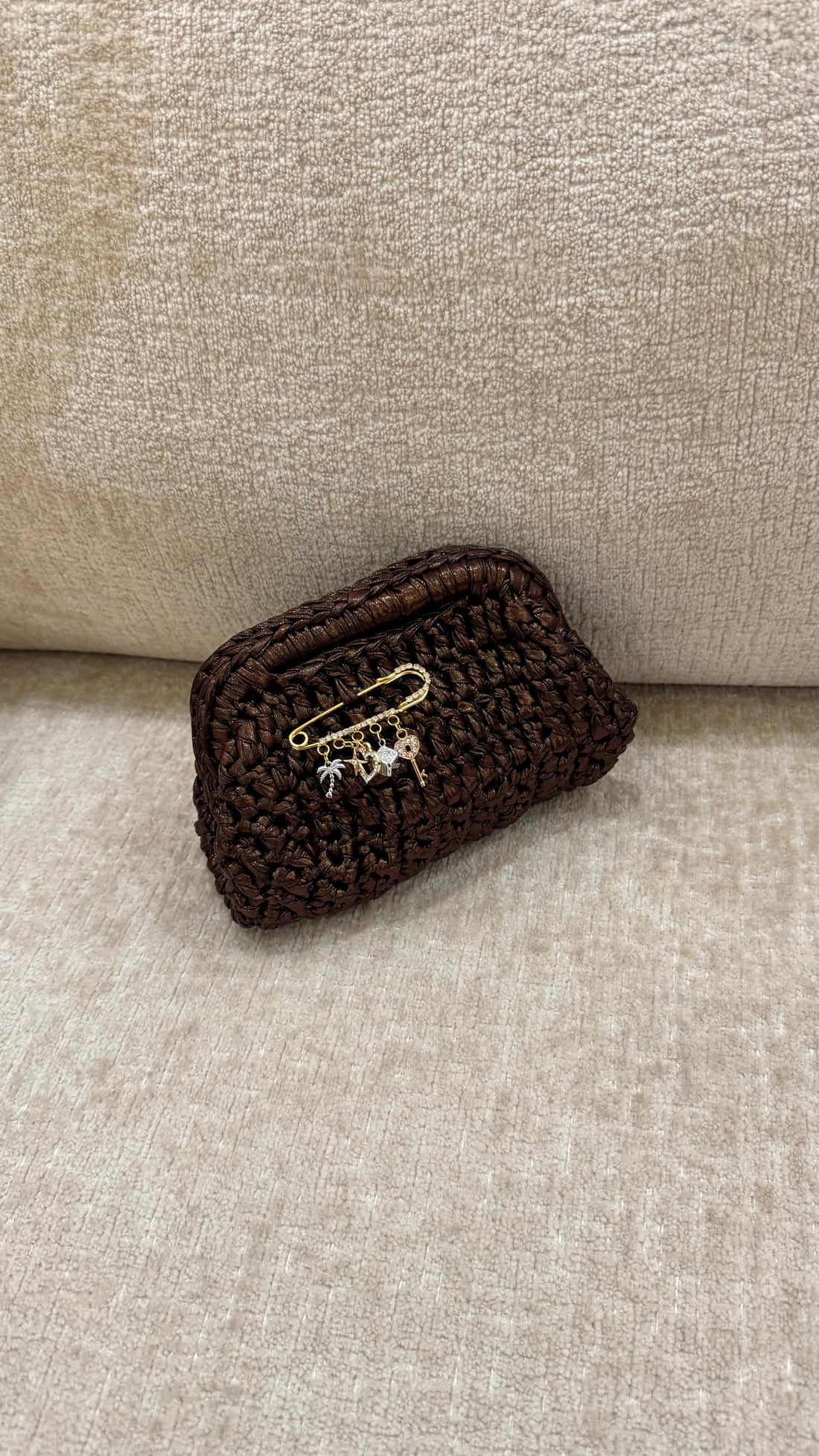 Bottega Pouch - Dark Brown
