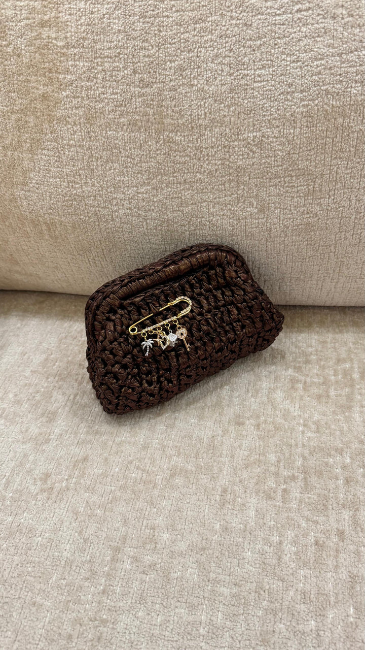 Bottega Pouch - Dark Brown
