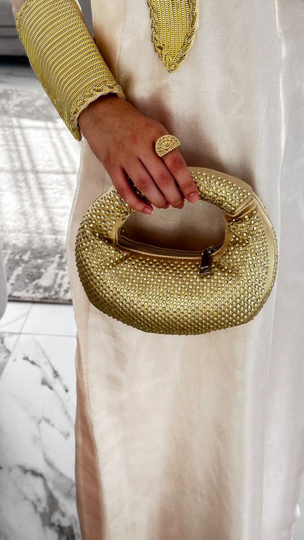 JW Bag in Gold – Luxury Evening Bag UAE | Clear UAE

