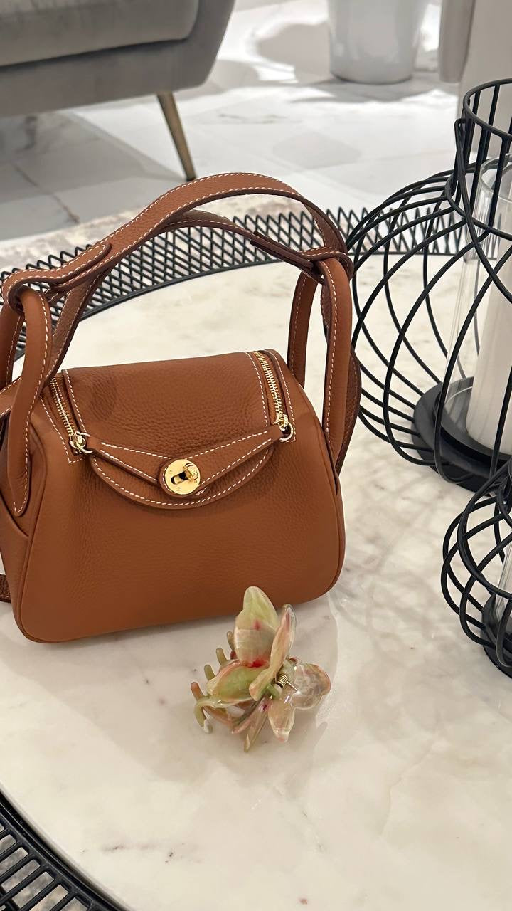 Hermes Lindy Bag in Brown – Luxury Shoulder Bag UAE | Clear UAE
