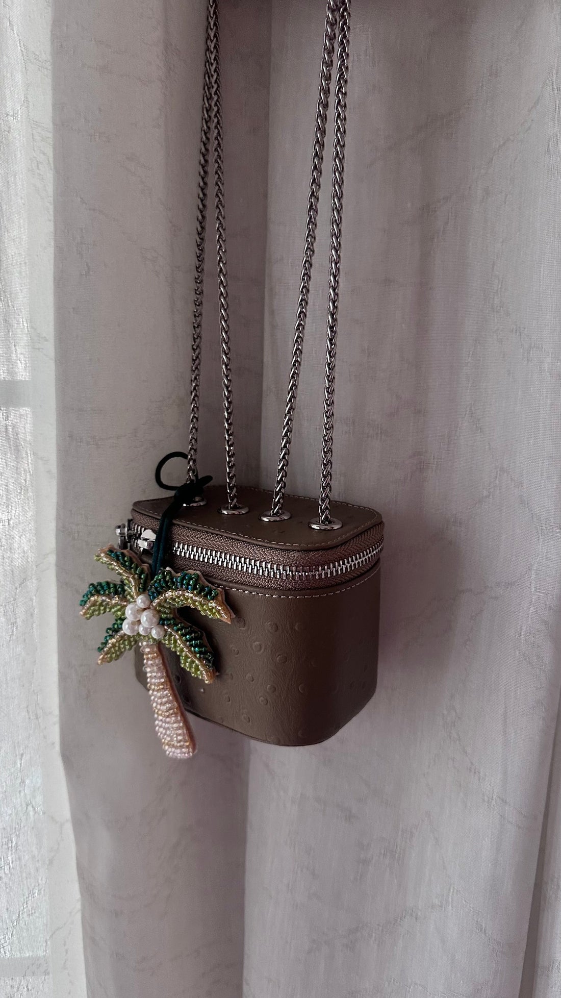 Clear Khaki Mini Bag