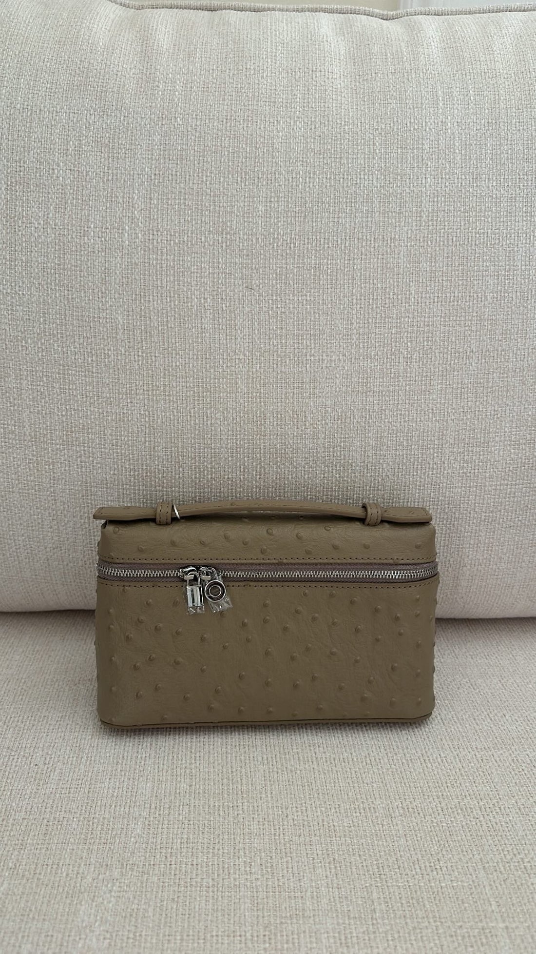 Ostrich Bag - Etoupe
