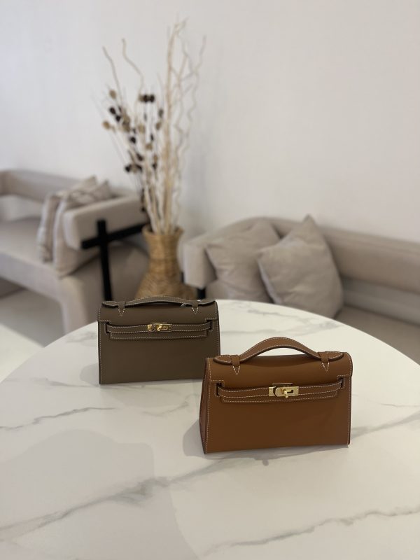 Kelly Cut Clutch Brown - Hermes Bag UAE | Clear UAE
