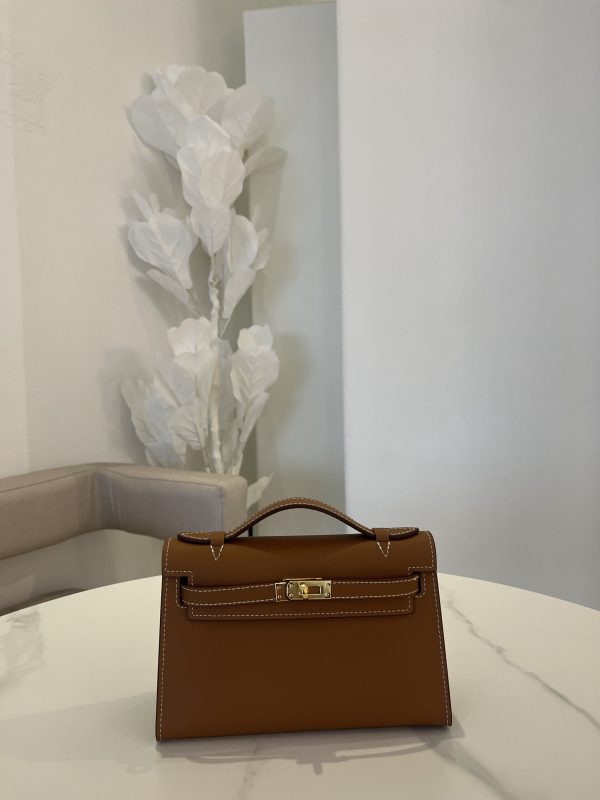 Kelly Cut Clutch Brown - Hermes Bag UAE | Clear UAE

