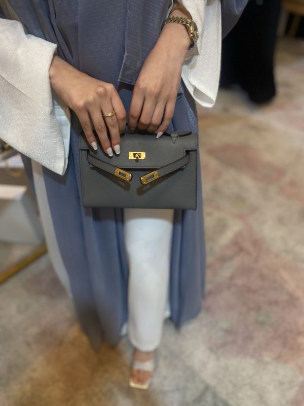 Hermes Kelly Cut Clutch grey – Clear UAE