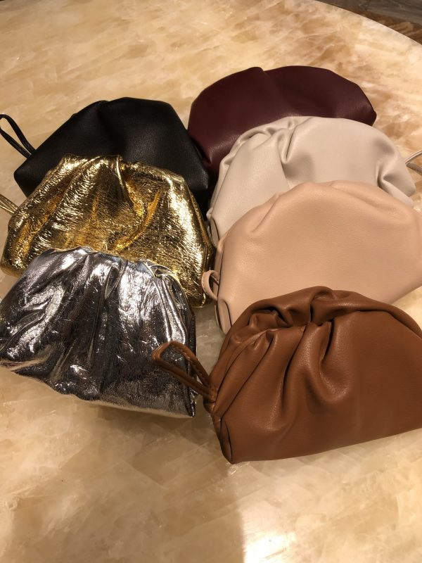 Micro Bag Gold Detail View - Bottega Bag | Clear UAE
