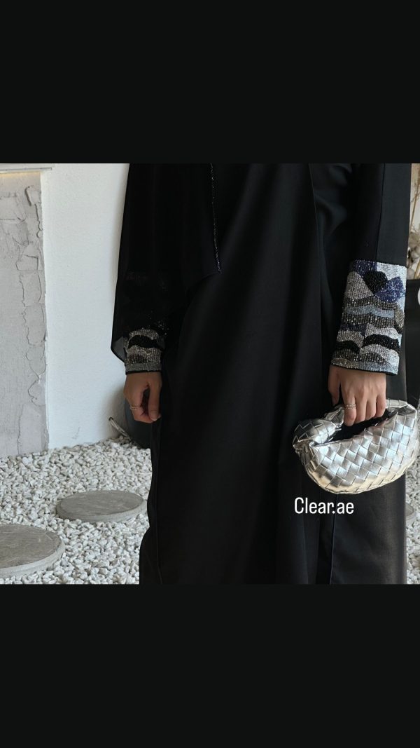 Micro handle silver bag – Clear UAE