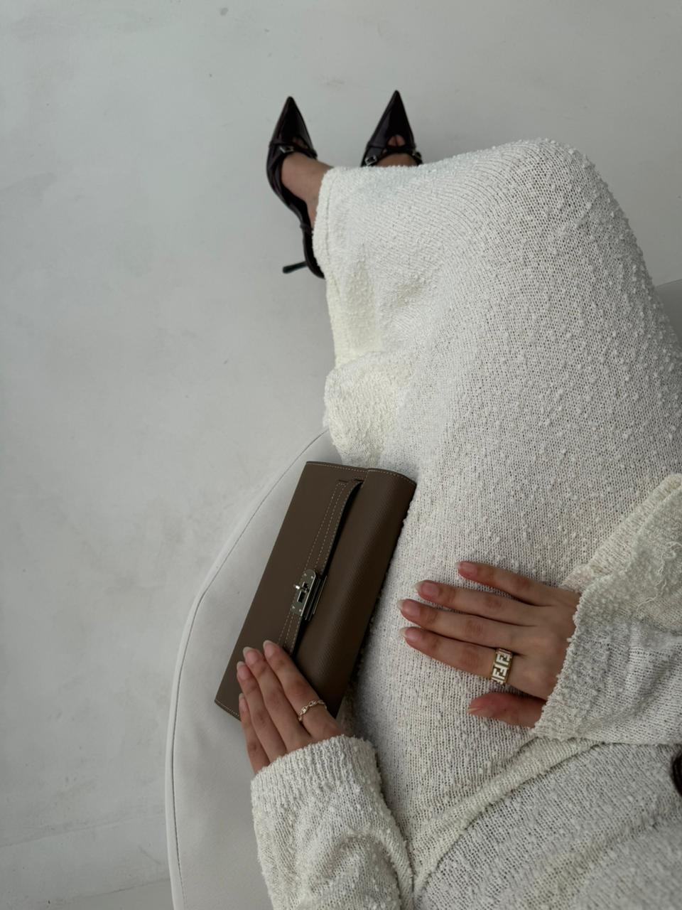 Long Khaki Bag – Luxury Women's Handbag UAE
