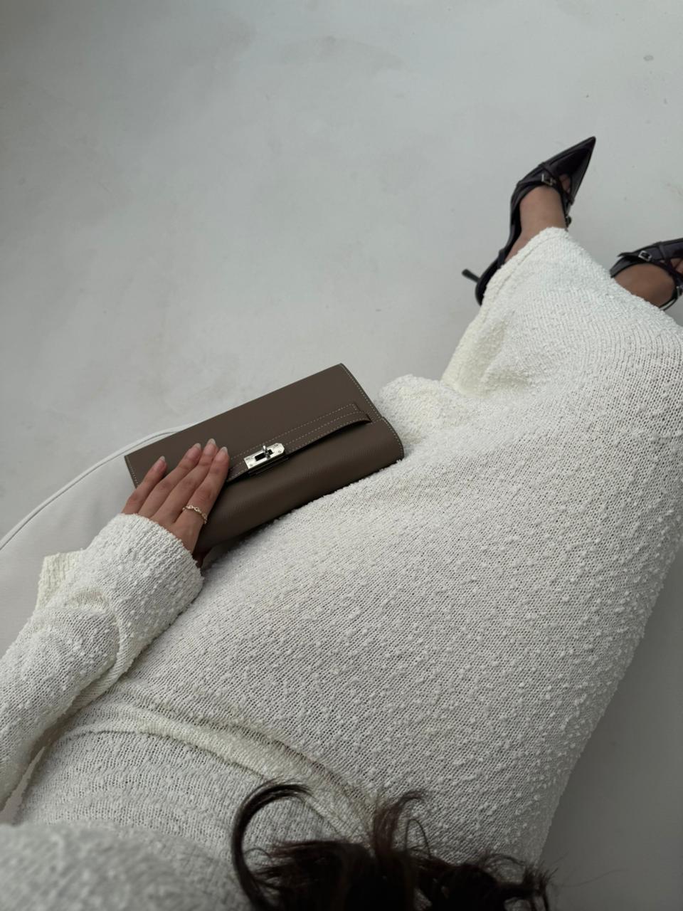 Long Khaki Bag – Luxury Women's Handbag UAE