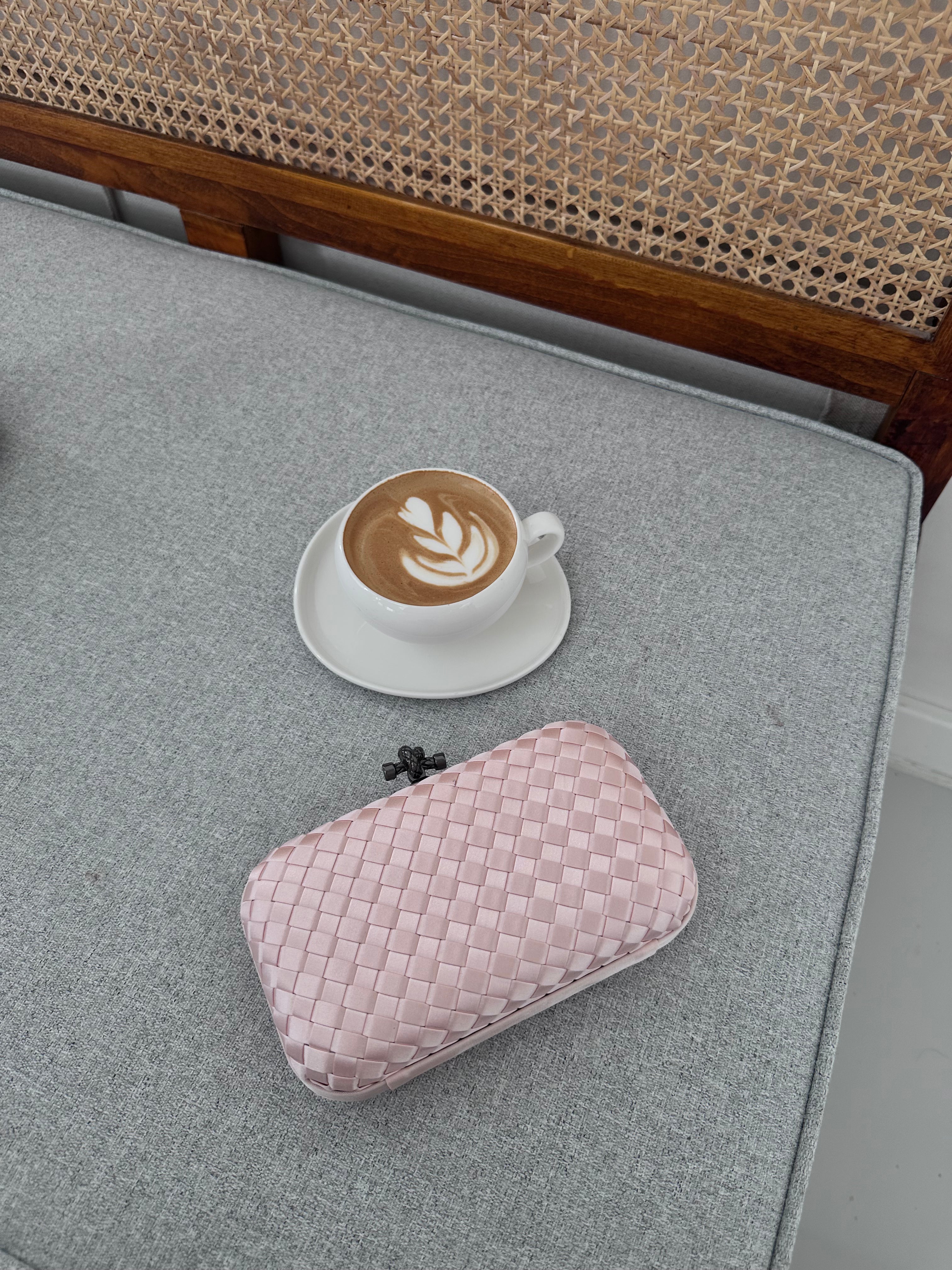Pink Mini Clutch Clasp Detail - Luxury Clutch UAE | Clear UAE

