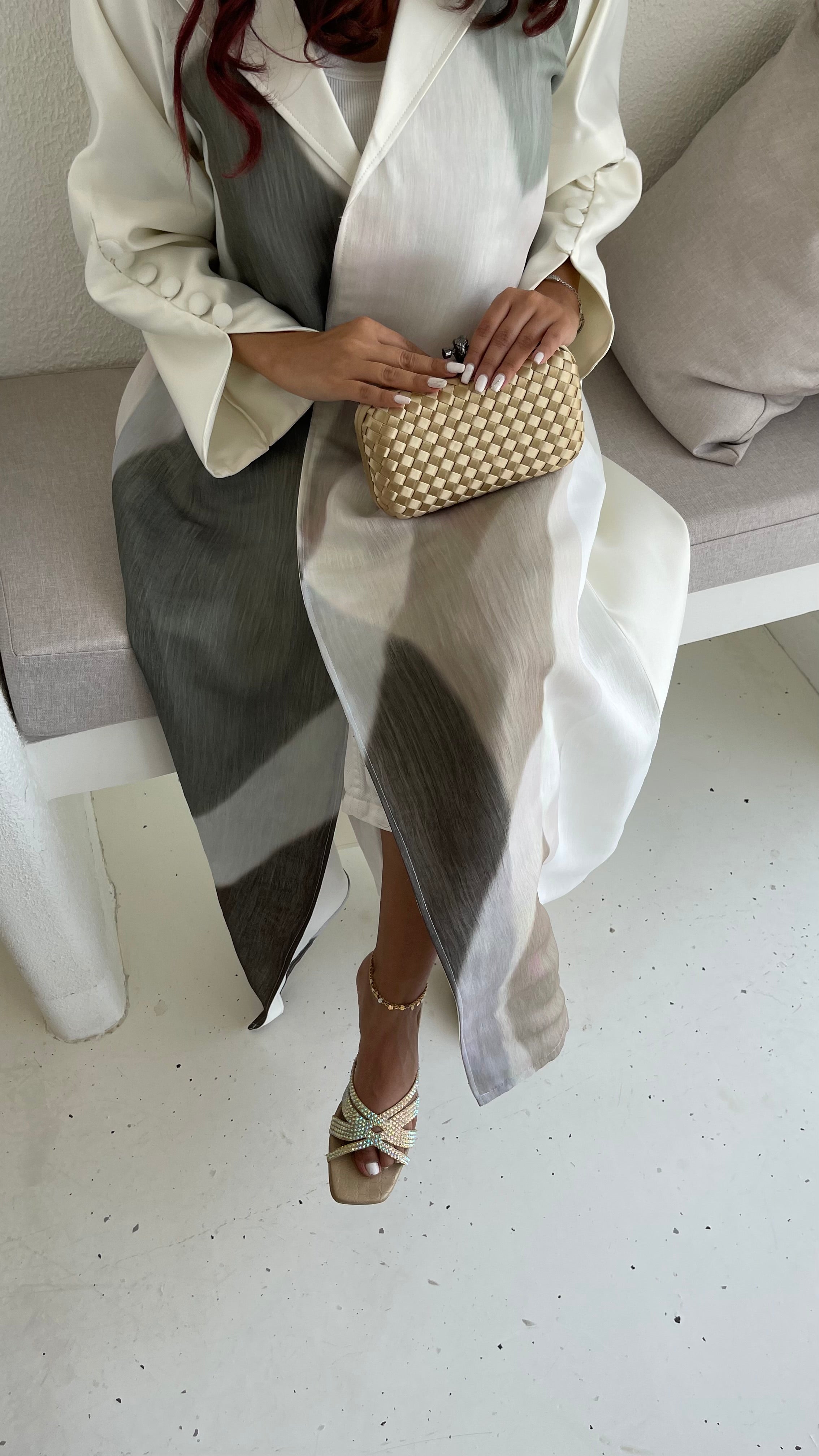 Gold Clutch Strap Detail - Luxury Clutch UAE | Clear UAE
