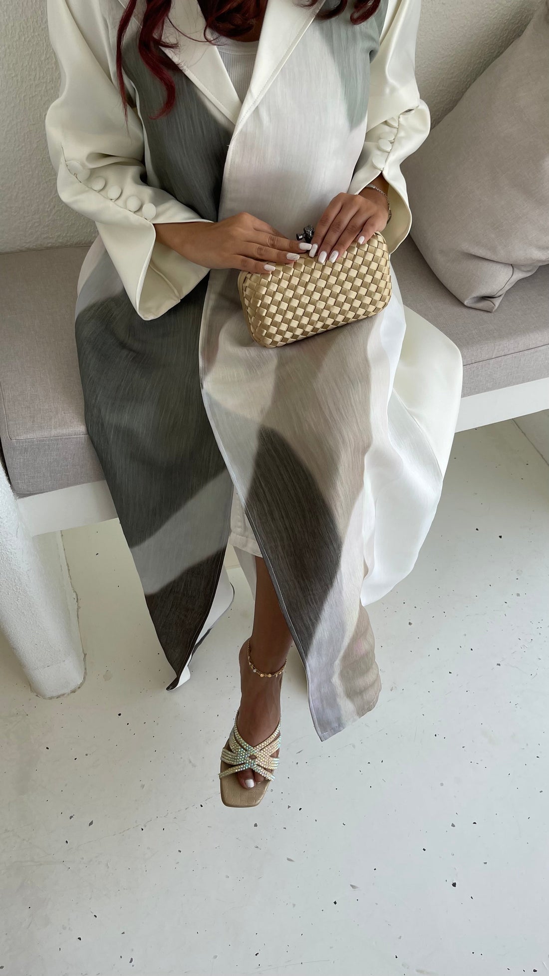 Gold Clutch Strap Detail - Luxury Clutch UAE | Clear UAE
