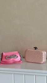 Clear Clutch- pink