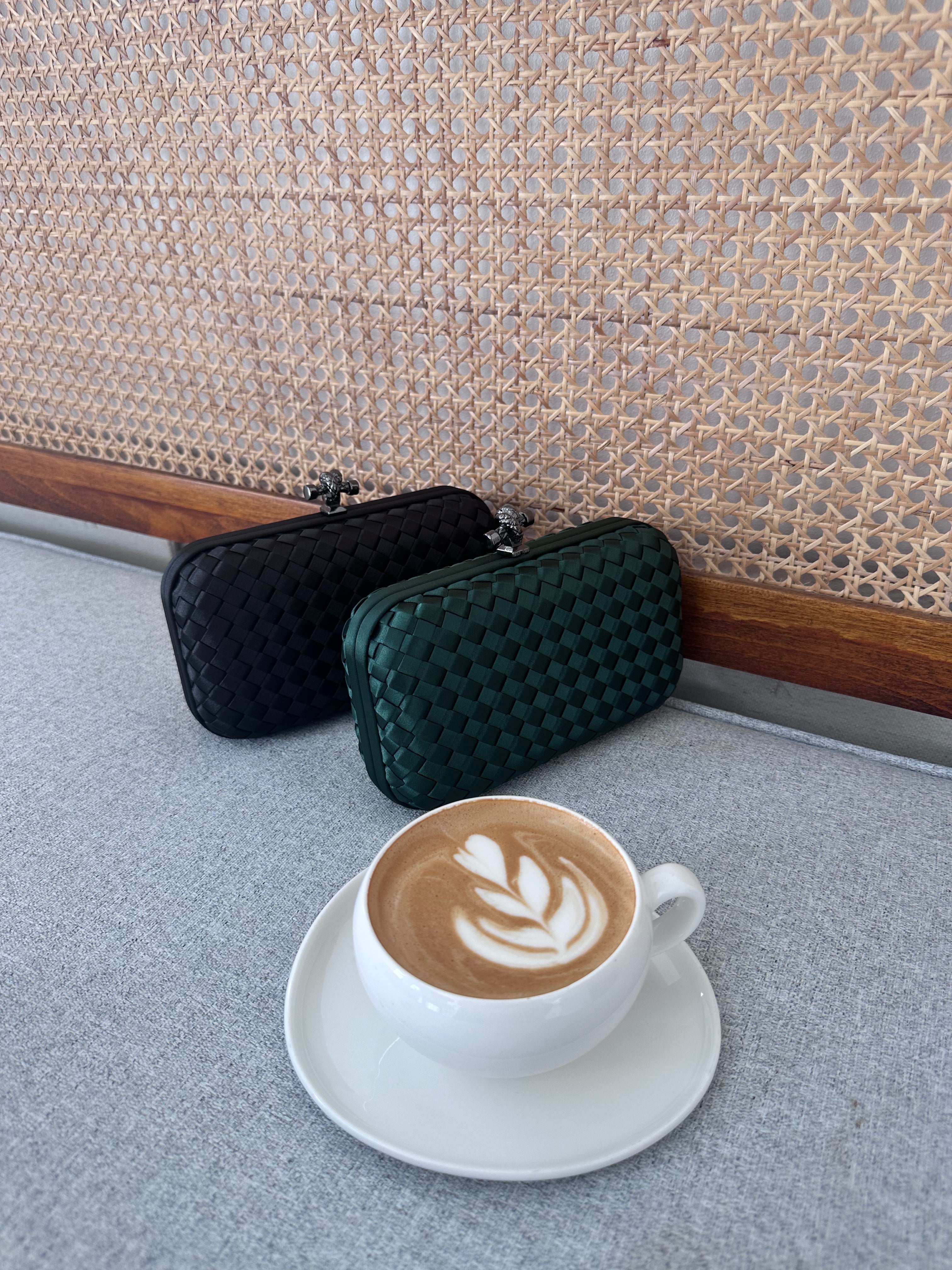 Black Mini Clutch Interior - Luxury Clutch | Clear UAE

