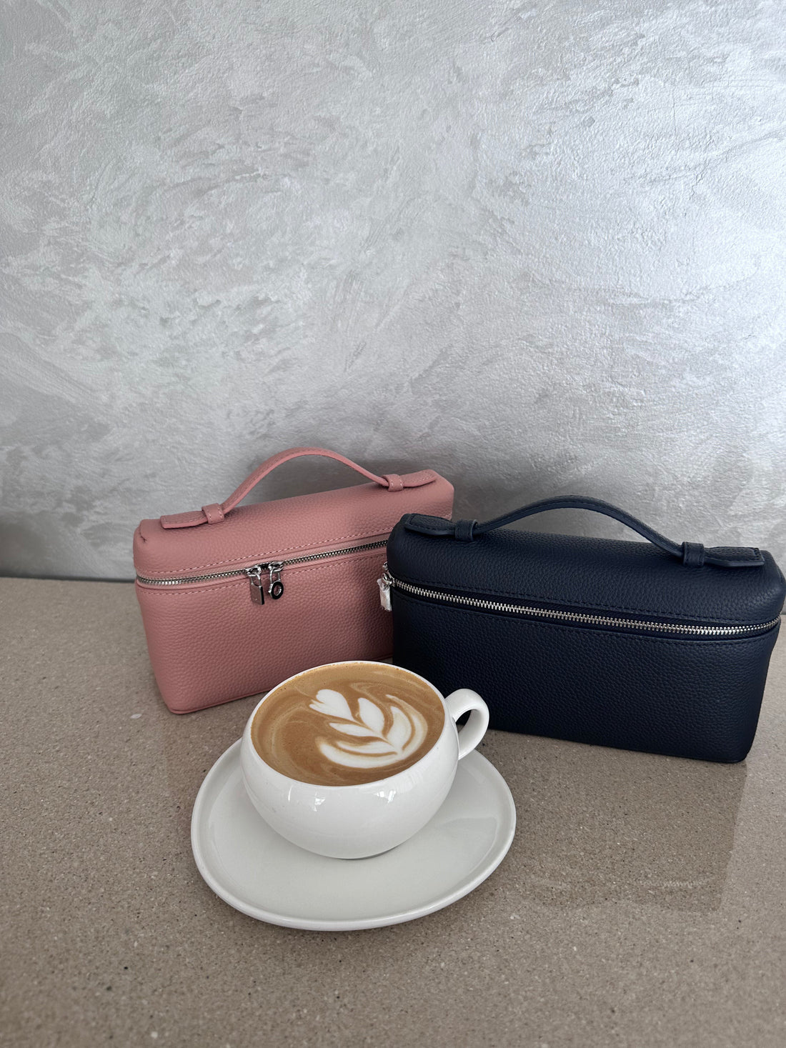 LP Bag Navy Blue Strap Detail - Luxury Shoulder Bag UAE | Clear UAE
