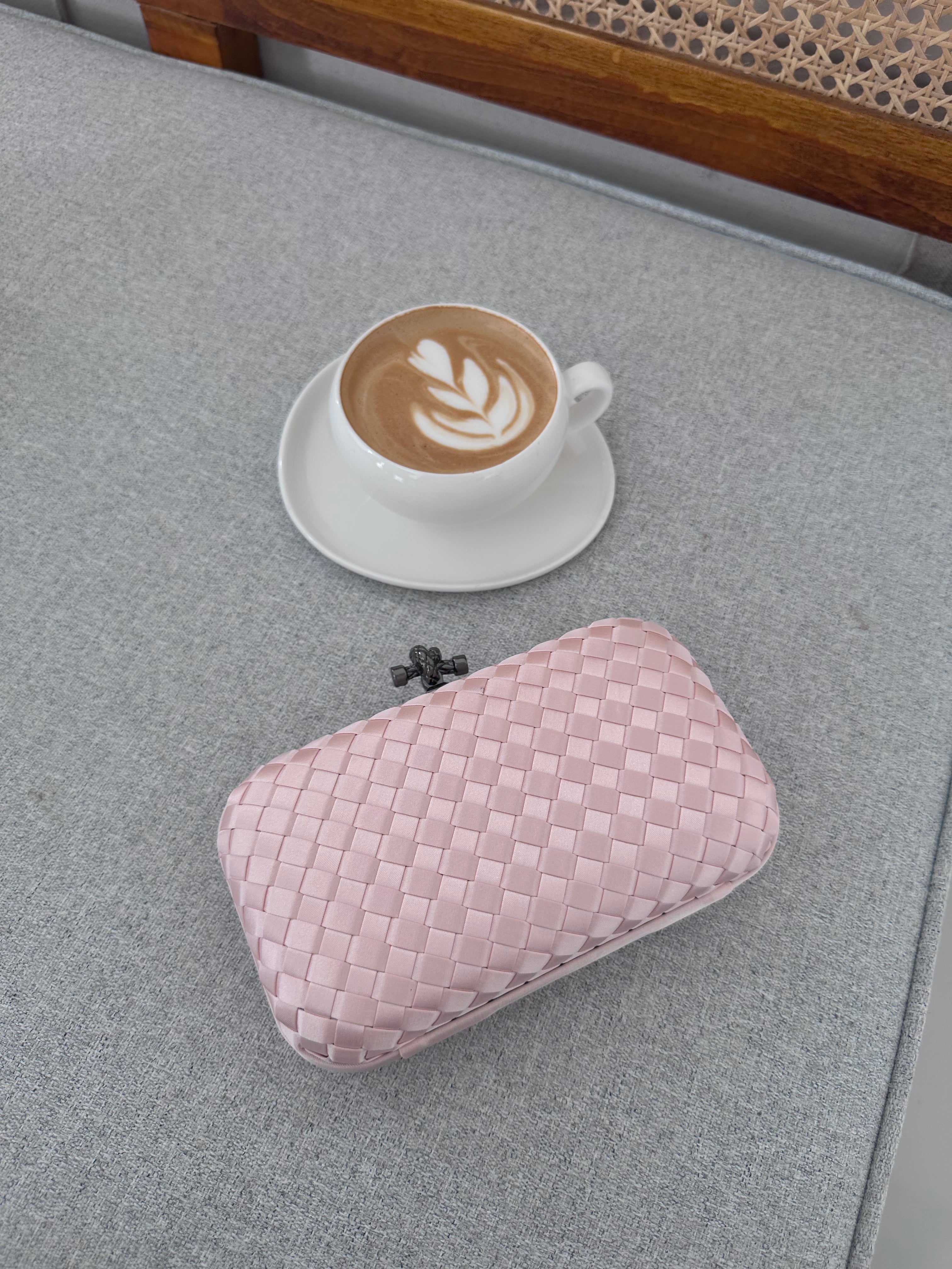 Pink Mini Clutch Clasp Detail - Luxury Clutch UAE | Clear UAE
