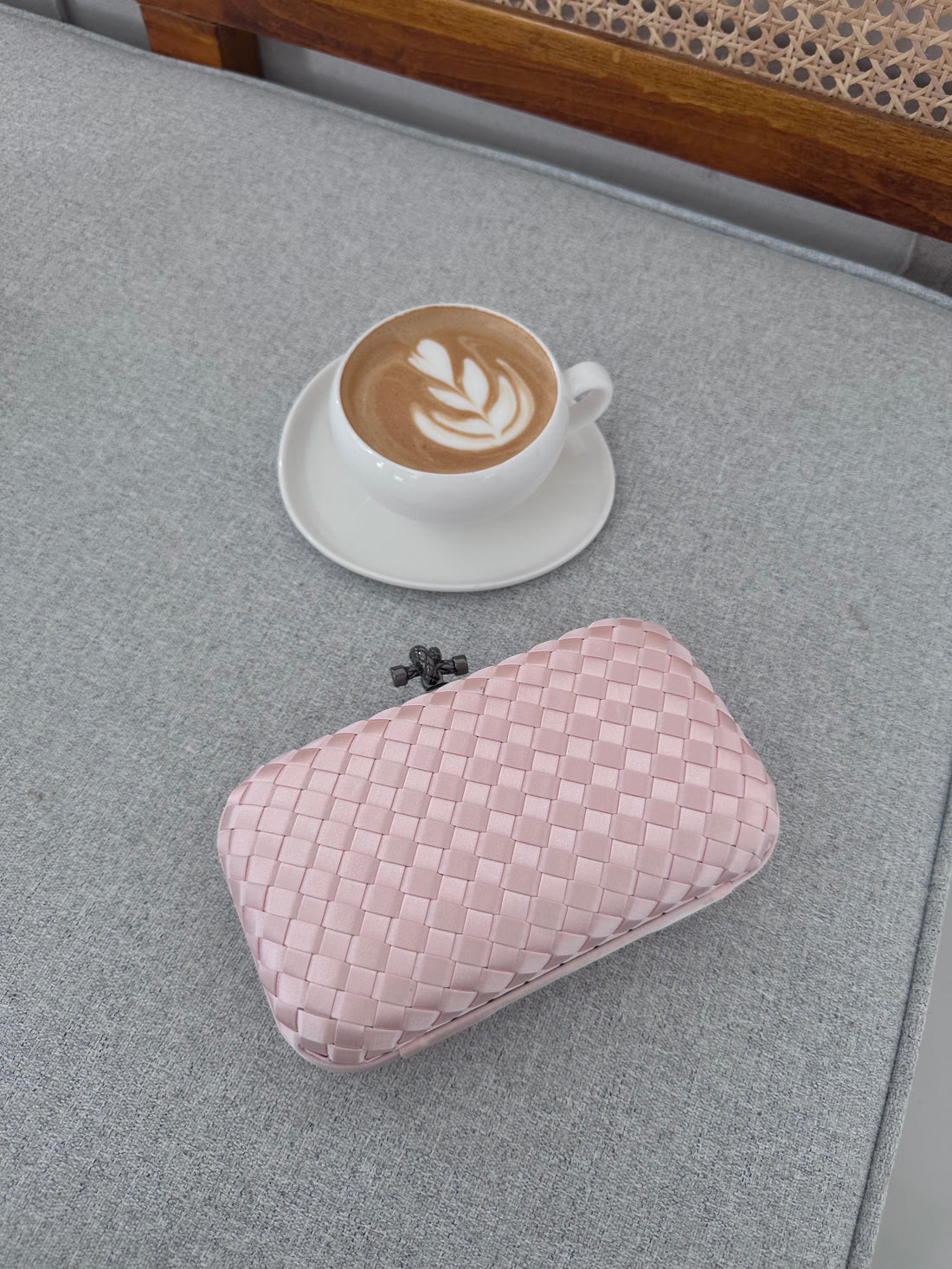 Pink Mini Clutch Clasp Detail - Luxury Clutch UAE | Clear UAE

