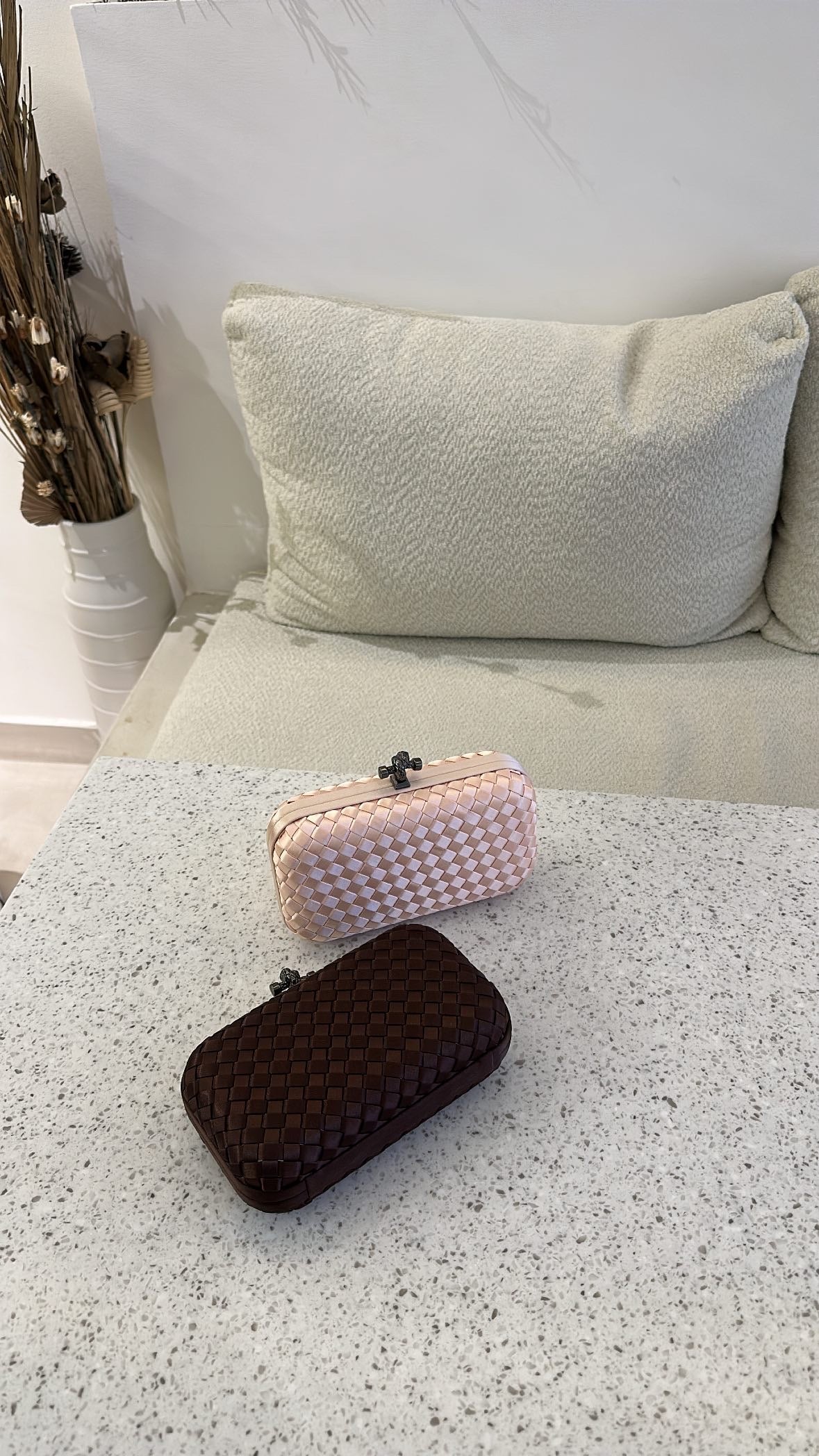 Pink Mini Clutch Clasp Detail - Luxury Clutch UAE | Clear UAE
