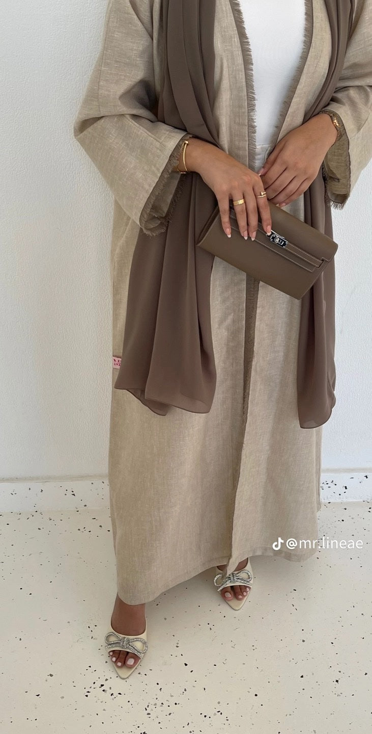 Khaki Mini Clutch Full View - Luxury Clutch | Clear UAE
