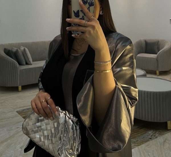 Bottega Intrecciato silver woven luxury bag – Clear UAE