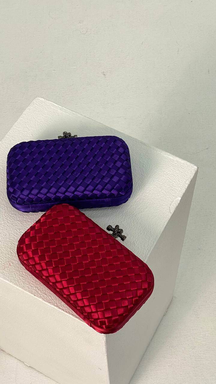 Dark Purple Clutch Full View - Luxury Clutch | Clear UAE
