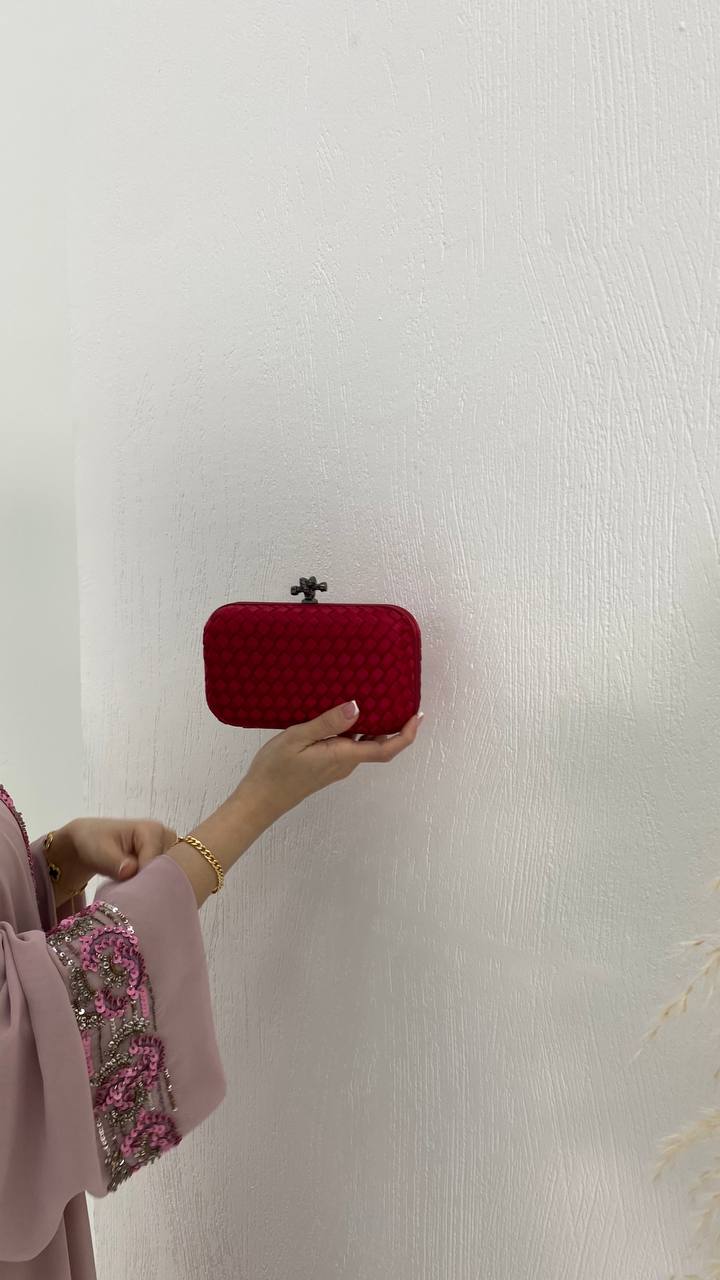 Red Mini Clutch – Luxury Evening Clutch UAE | Clear UAE
