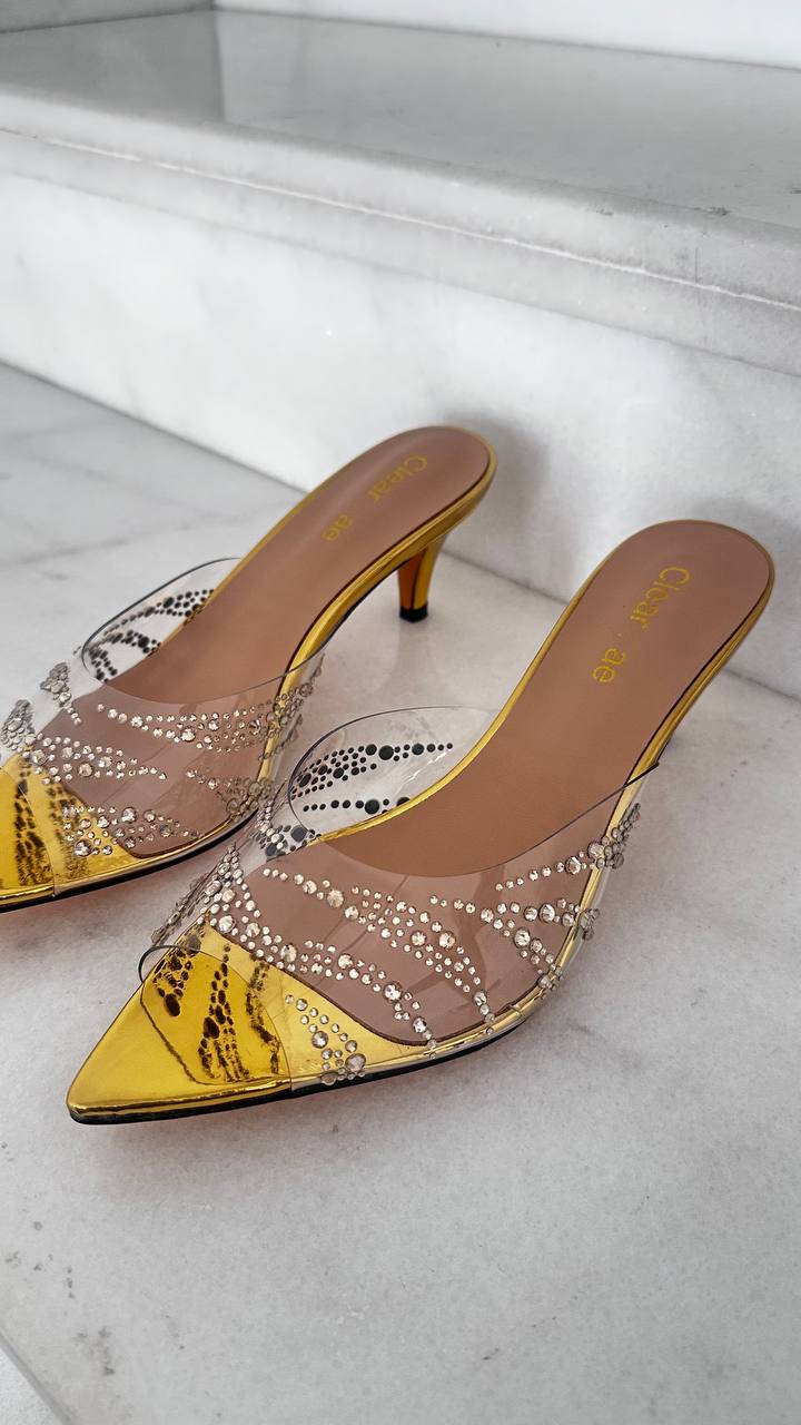 Unique Gold Heels – Luxury Statement Shoes for Women